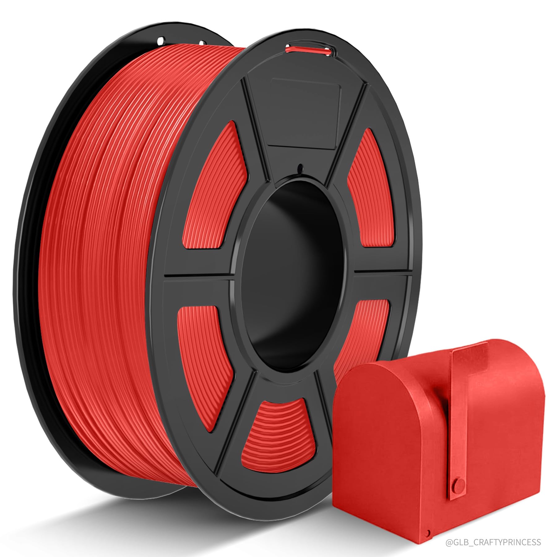 JAYO ASA Filament 1.75mm Red 1KG, UV & Weather Resistant 3D Printer Filament Perfect for Outdoor Functional Parts, Dimensional A