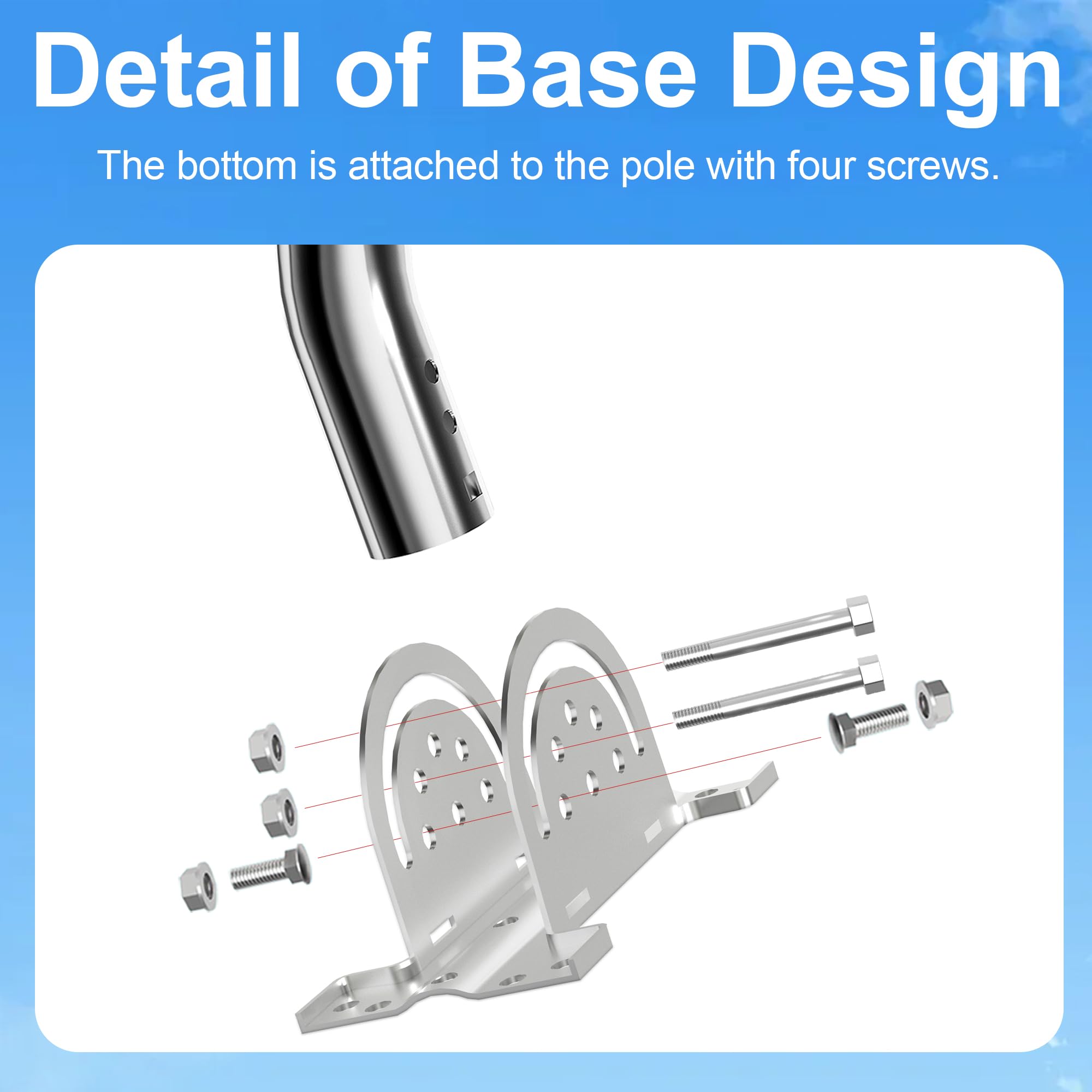 Starlink Gen 3 Mount, Starlink Short Wall Mounting Kit, Pole Mount, Roof Mount, Starlink Gen 3 Pole Plate Bracket Compatible Wit