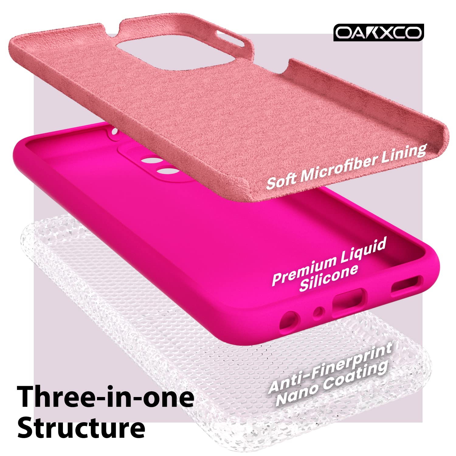 Oakxco For Samsung Galaxy A23 5G Phone Case Liquid Silicone, Fluorescent Bright Solid Color, Cute Thin Slim Soft Rubber Tpu Plai