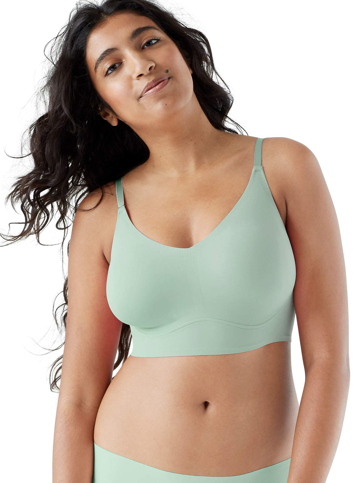 True  Co Womens True Body Lift Triangle Adjustable Strap Bra, Jadeite, Xs 30Dd Ddd 32Dd Us
