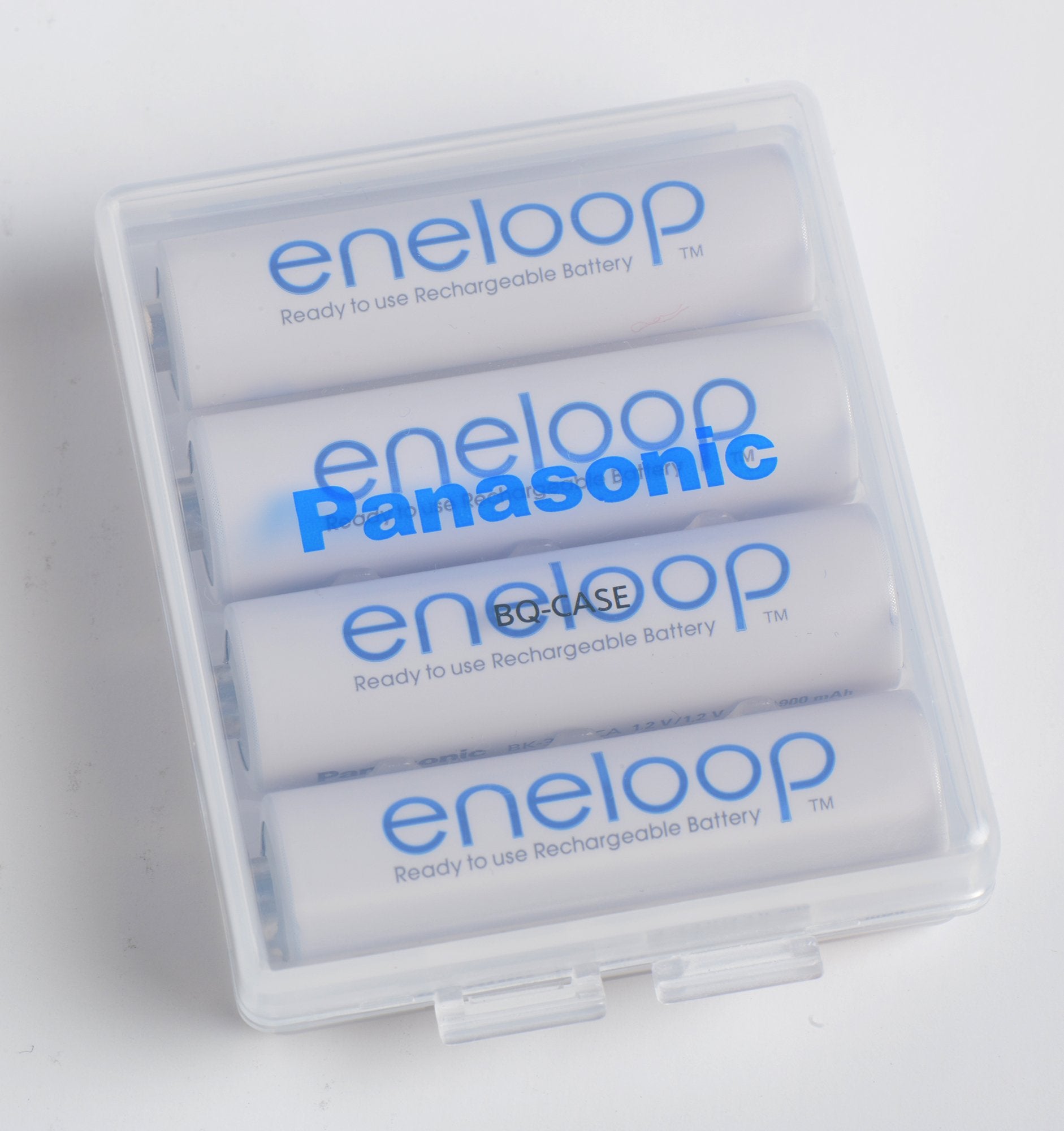 Eneloop Panasonic Bq Case2Sa Battery Storage Cases With 4Aa Or 5Aaa Battery Capacity, Pack Of 2