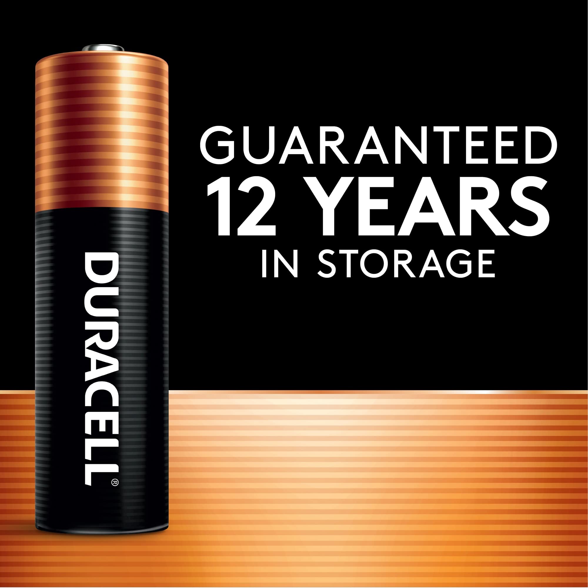 Duracell Mn1500Bkd Alkaline Battery With Duralock, Size Aa, Shape, (Pack Of 144)