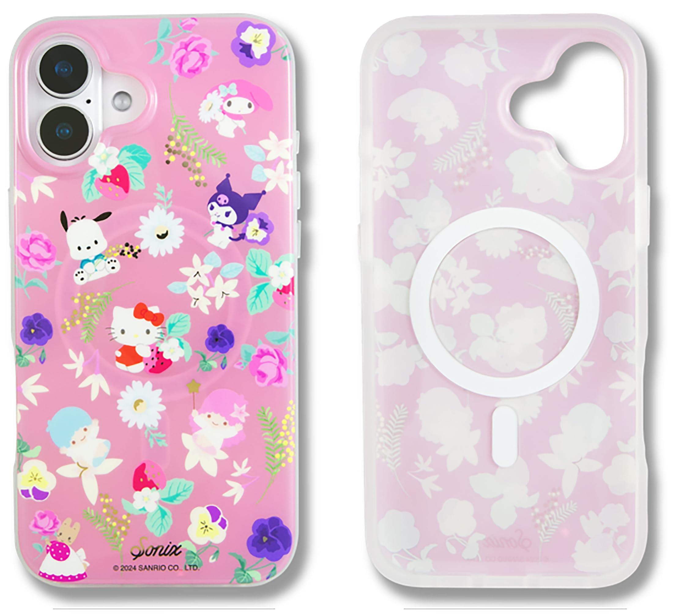 Sonix X Sanrio Case For Iphone 16 Plus | Compatible With Magsafe | 10Ft Drop Tested | Hello Kitty And Friends Floral