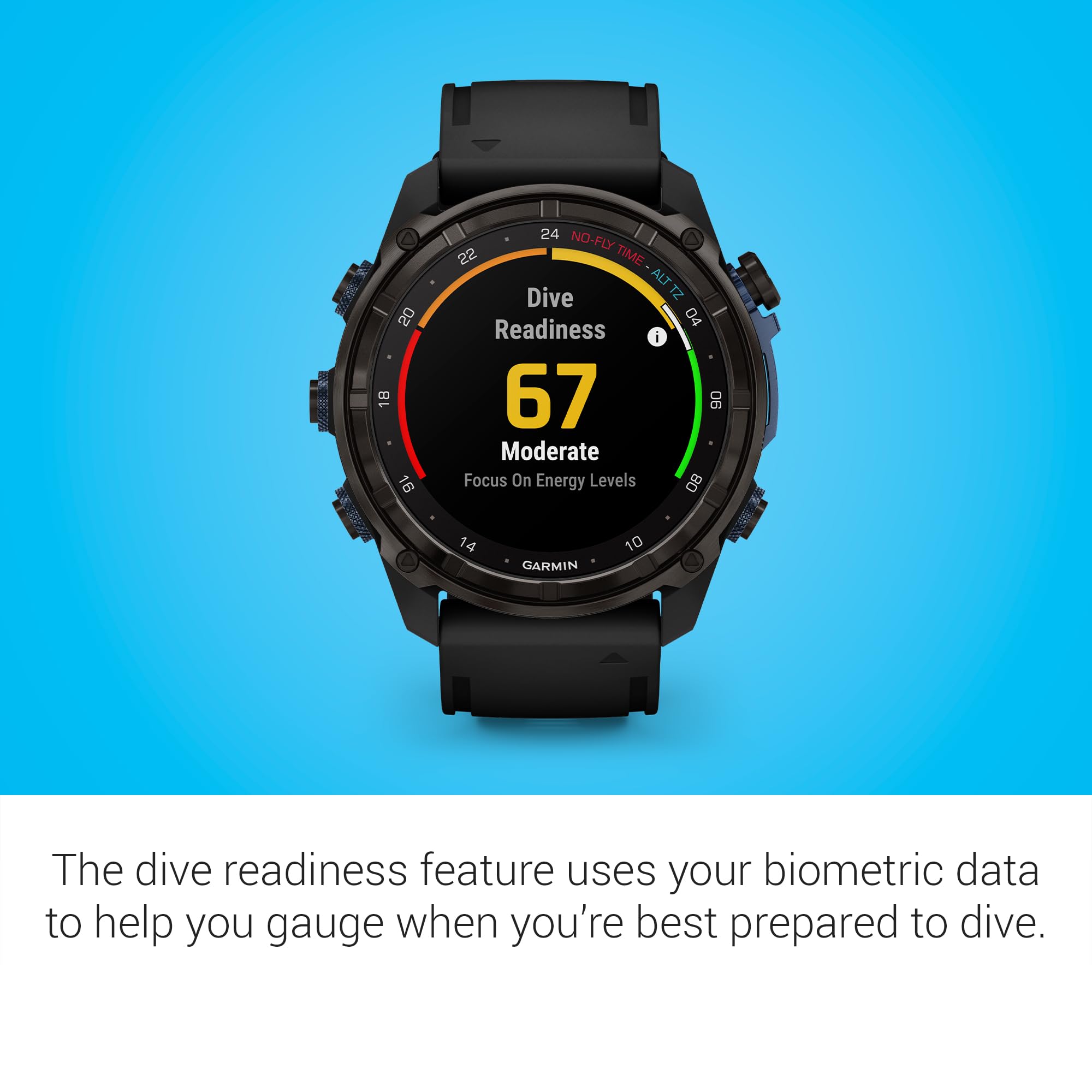 Garmin Descent Mk3I, Dive Computer And Multisport Gps Smartwatch, Air Integration, Black