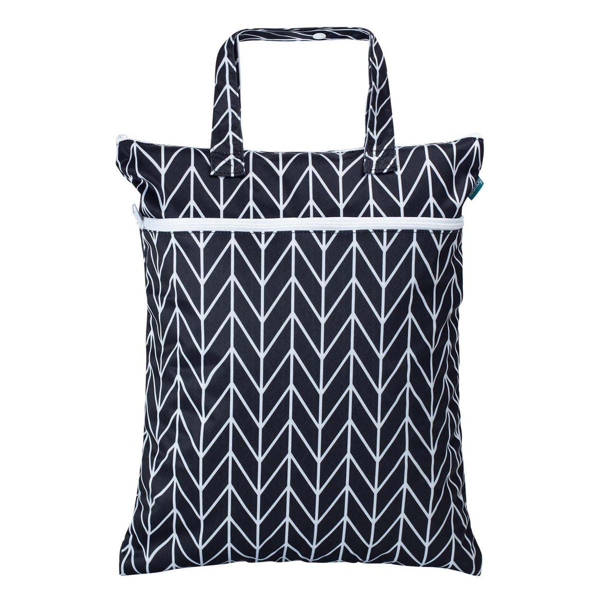 Teamoy Travel Hanging Wet Dry Bag Organizer (173 X 134 Inches) With Two Compartments For Cloth Diaper, Laundry, Swimsuits And Mo