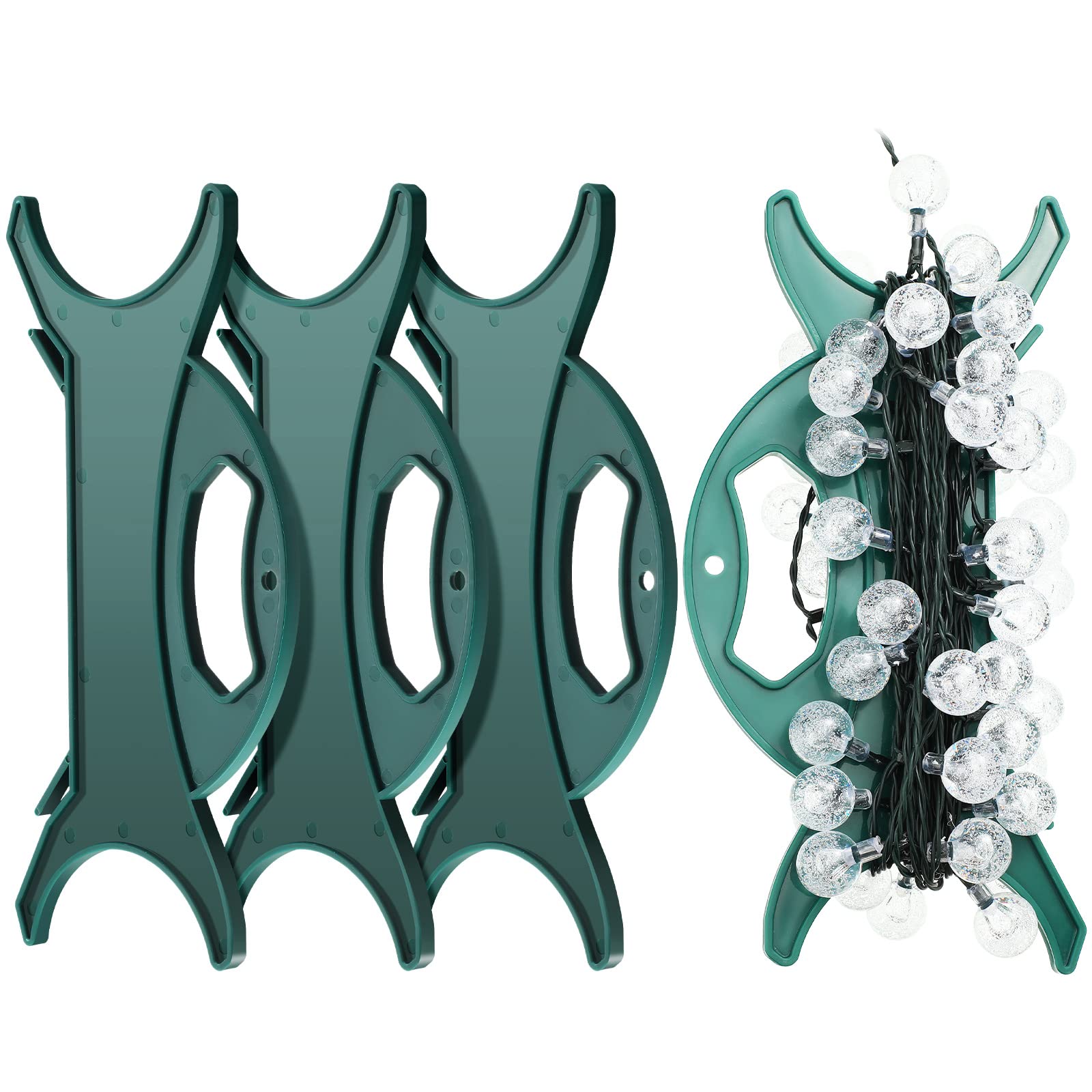 Queekay All Purpose Light And Cord Wind Up Cord Storage Reel Extension Cord Organizer Holder Christmas Light Cord Organizer Wrap