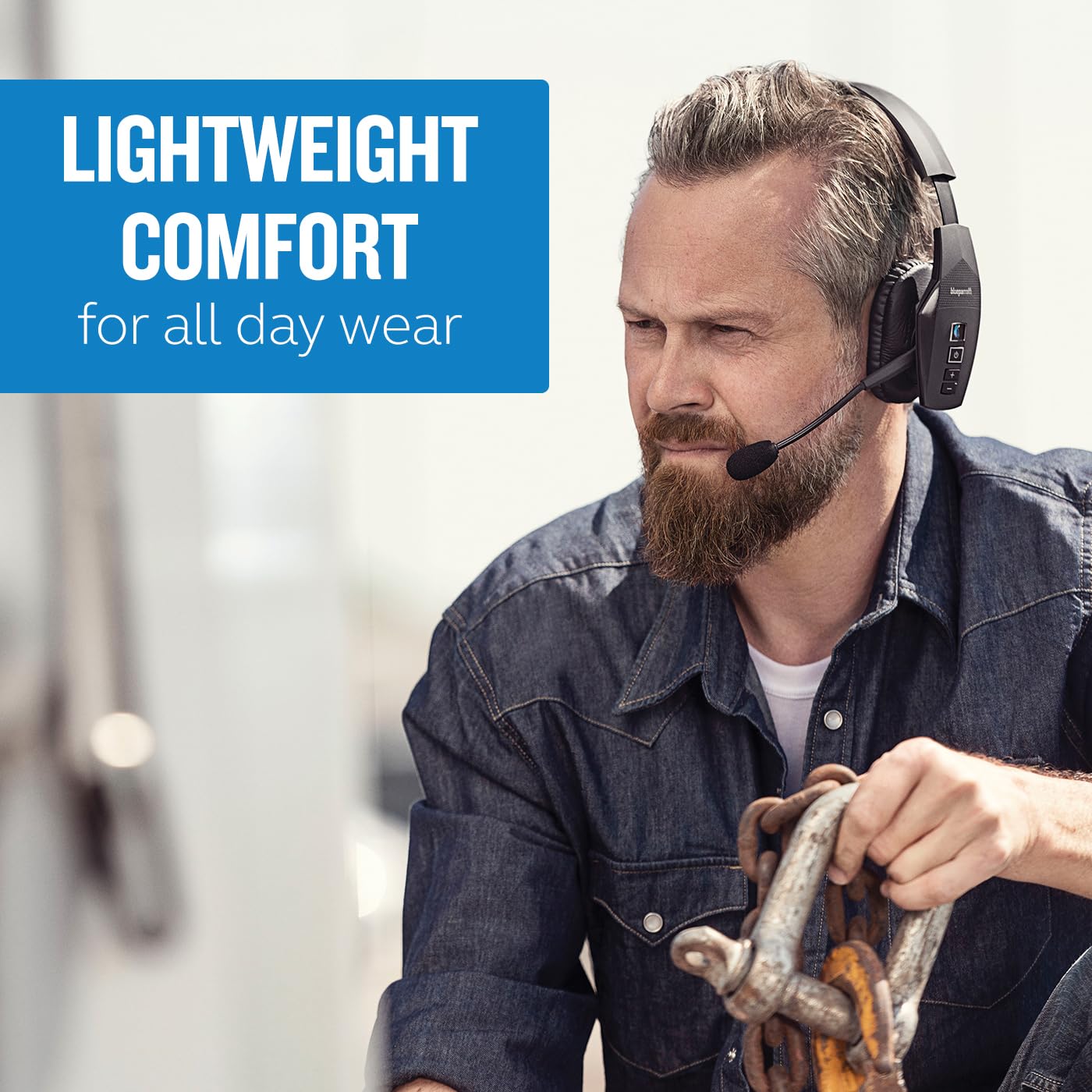 Blueparrott B550 Xt Voice Controlled Bluetooth Headset     Industry Leading Sound With Long Wireless Range, Extreme Comfort And