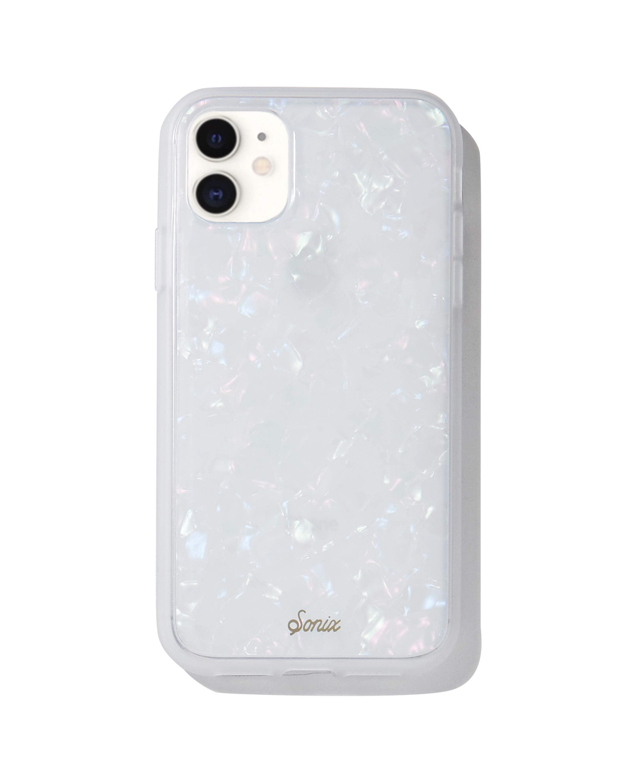 Sonix Pearl Tort Case for iPhone 11 [10ft Drop Tested] Protective Translucent Iridescent White Marble Case for Apple iPhone 11