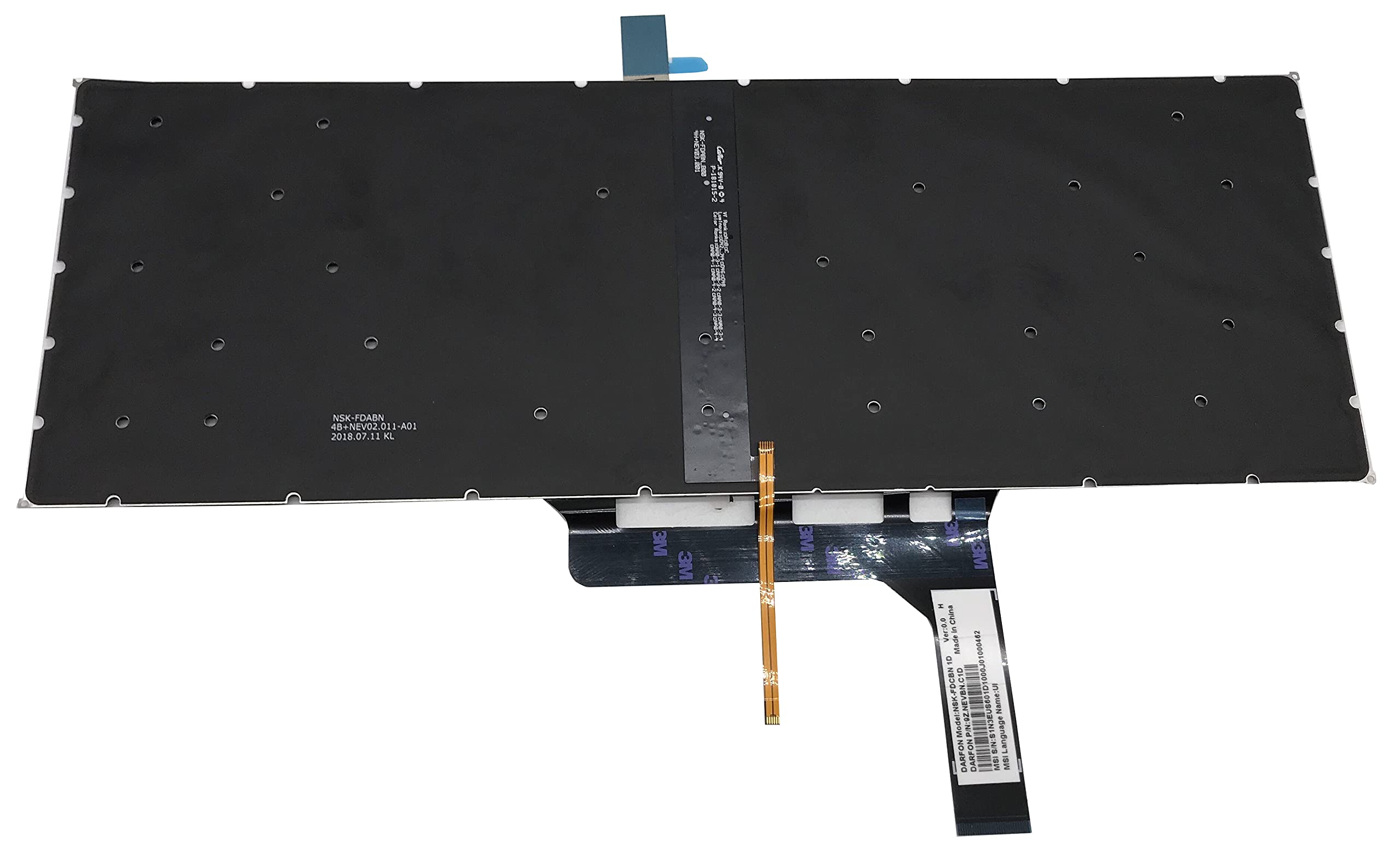 Usa For Msi P65 Gs65 Creator 9Se 9Sf 9Sg 8Sd 8Se 8Sf Ps42 Ps63 8M 8Rc Gs65Vr Gf63 Ms 16R1 26R1 16Q1 Q2 Q3 Ps42 Wp65 Ws65 9Z.Nevb