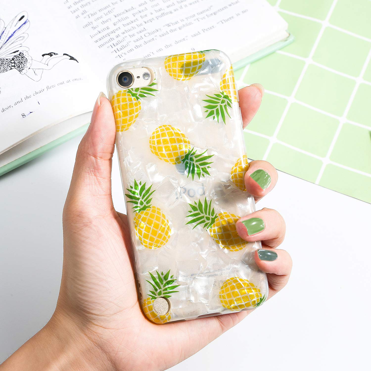 Ipod Touch 7Th Generation Case With 2 Screen Protectors, Idwell Ipod Touch 6 Case, Ipod 5 Case, Slim Fit Anti Scratch Flexible S