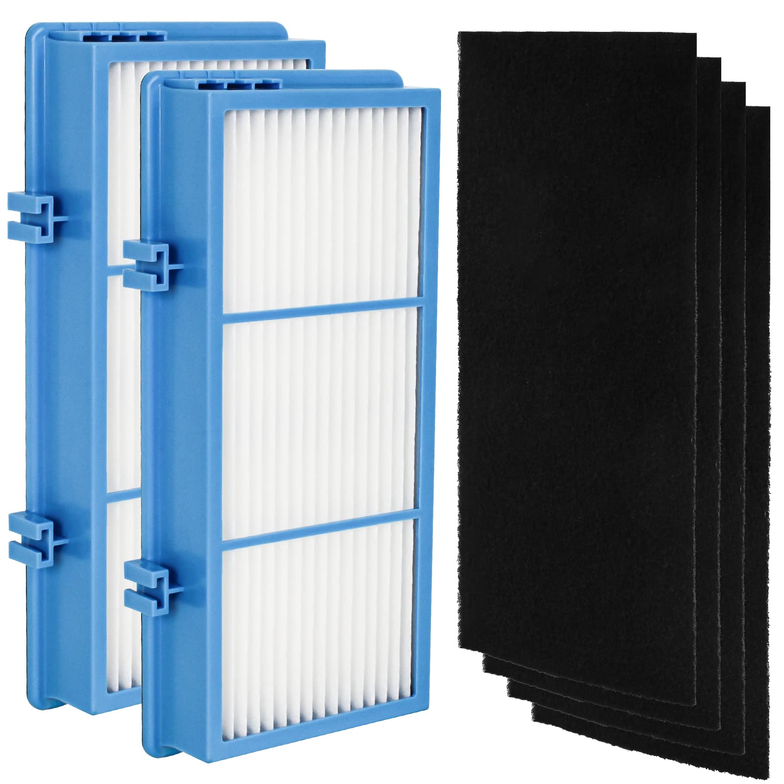 Ximoon Hapf30At Hepa Filter Replacement For Holmes Aer1 Ready Air Purifier Filters For Bionaire Air Cleaner Filter   2 Hepa Filter + 4 Carbon Filters