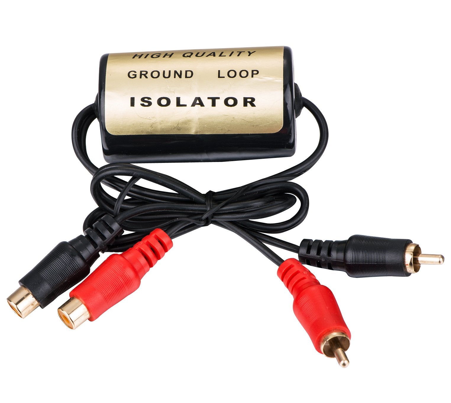 Yongjiangxia Ground Loop Noise Isolator, Amplifier Noise Filter For Car Audio Home Stereo, Feedback Loop Isolator, Car Stereo No