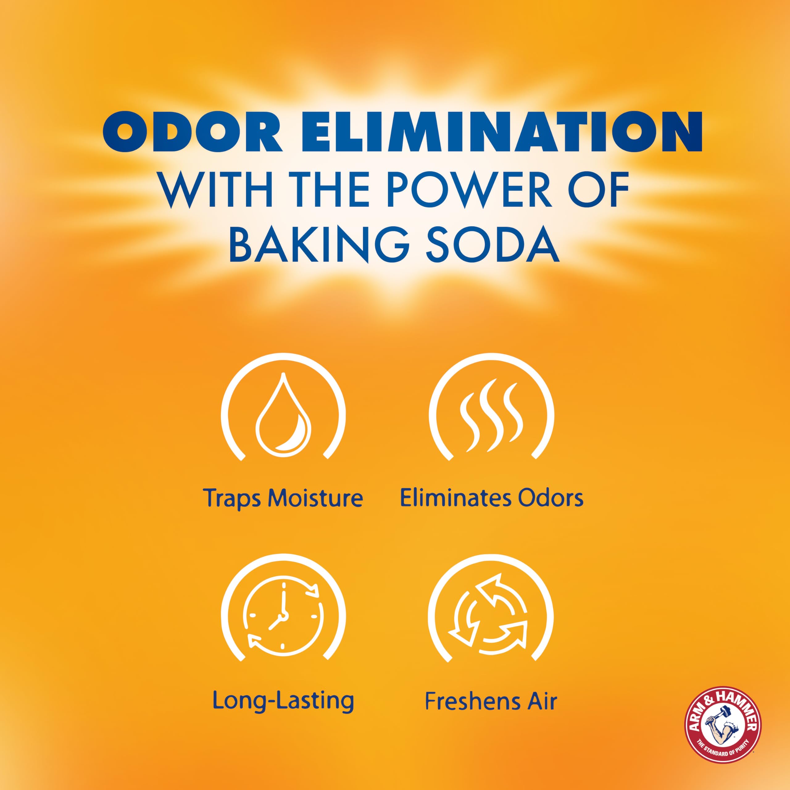 Arm & Hammer Hanging Moisture Absorber And Odor Eliminator, 16.1 Oz., 6 Pack, Fragrance Free, Moisture Absorbers For Closet And