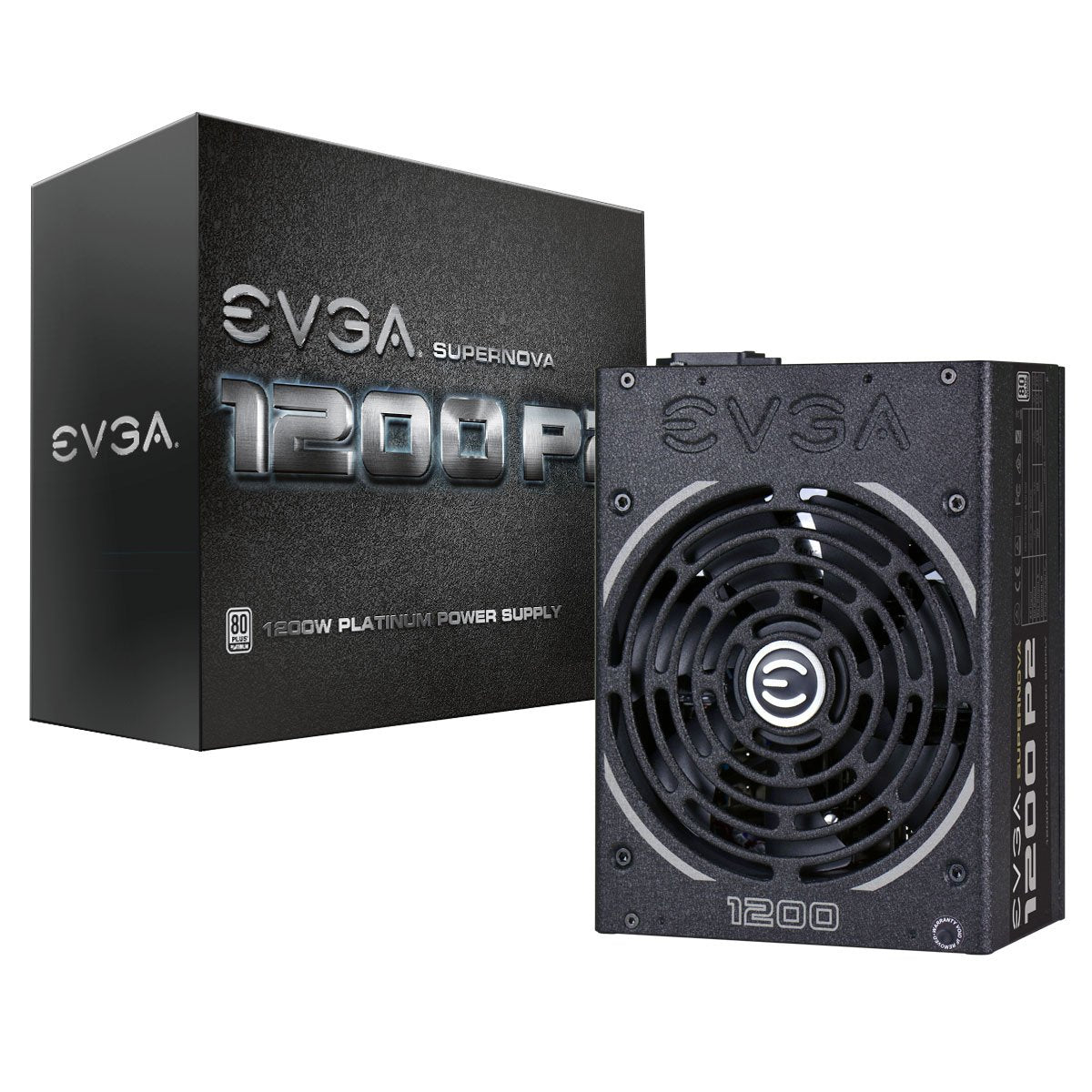 EVGA Supernova 1200 P2 80+ Platinum, 1200W ECO Mode Fully Modular NVIDIA SLI and Crossfire Ready 10 Year Warranty Power Supply 2