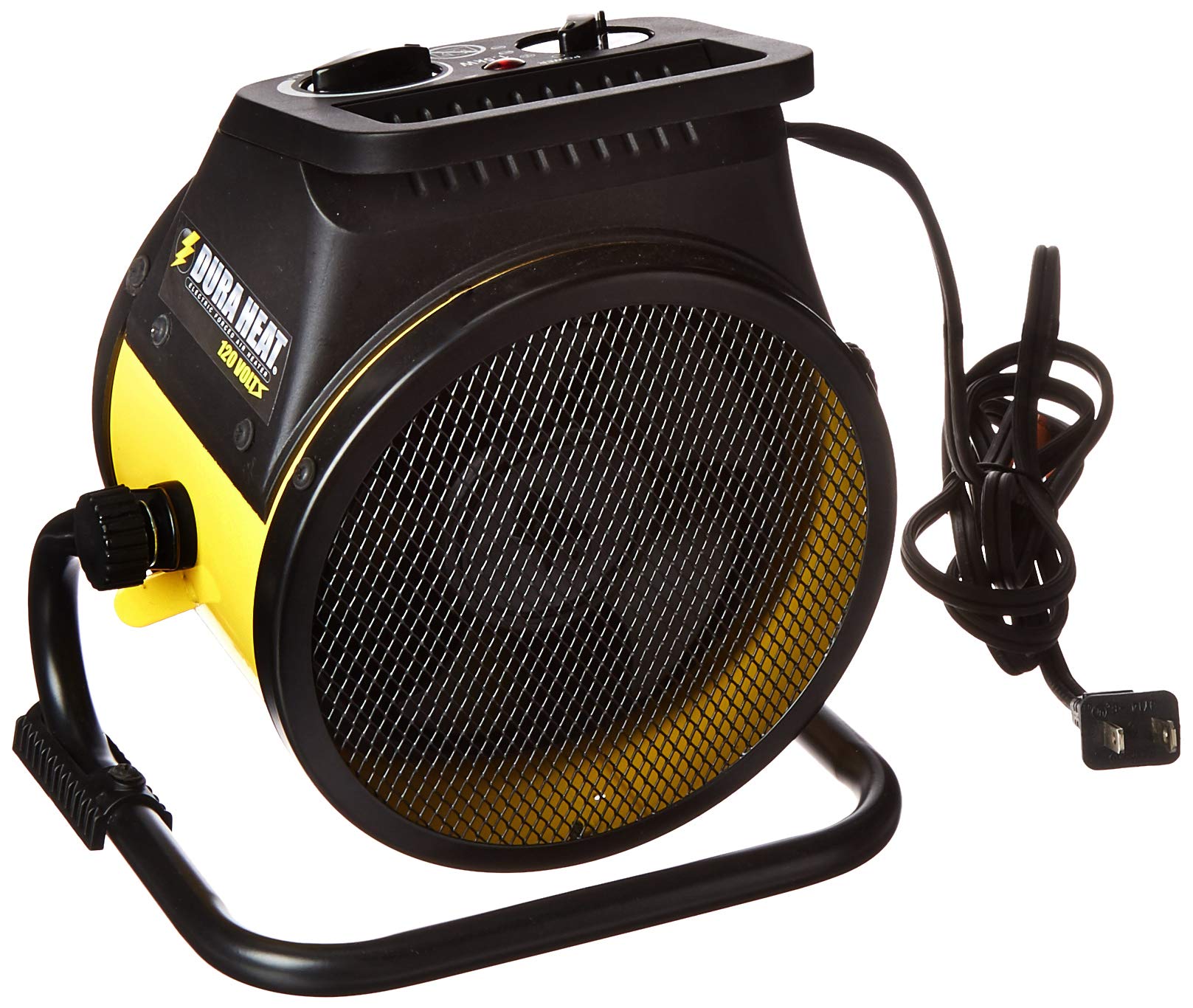 Dura Heat Euh1465 Electric Forced Air Heater With Pivoting Base 5,120 Btu, Yellow