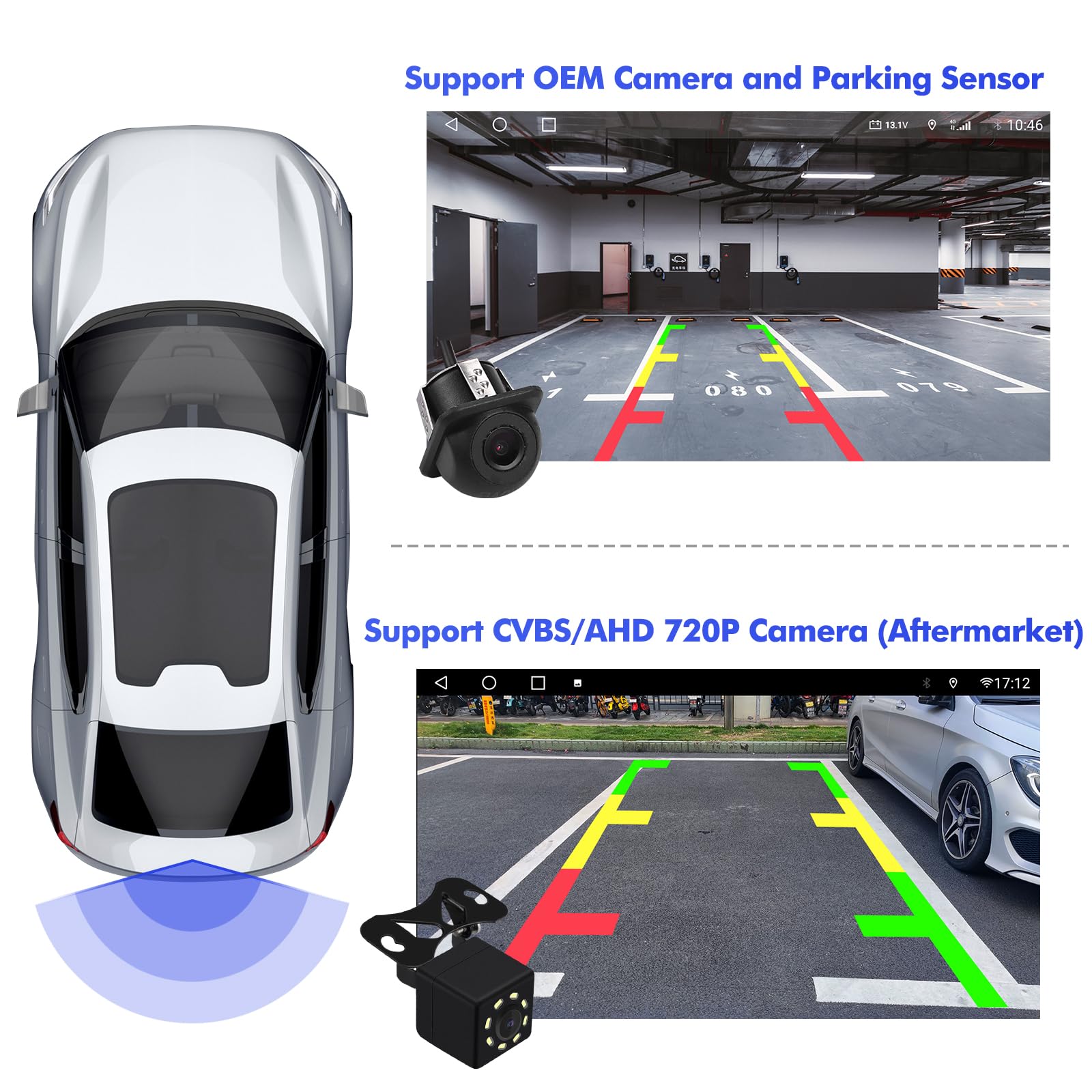 Android 10 Double Din Car Stereo For Mazda 3 2004 2009 With 9 Inch Touchscreen Radio Built In Wireless Carplay/Android Auto/Gps/