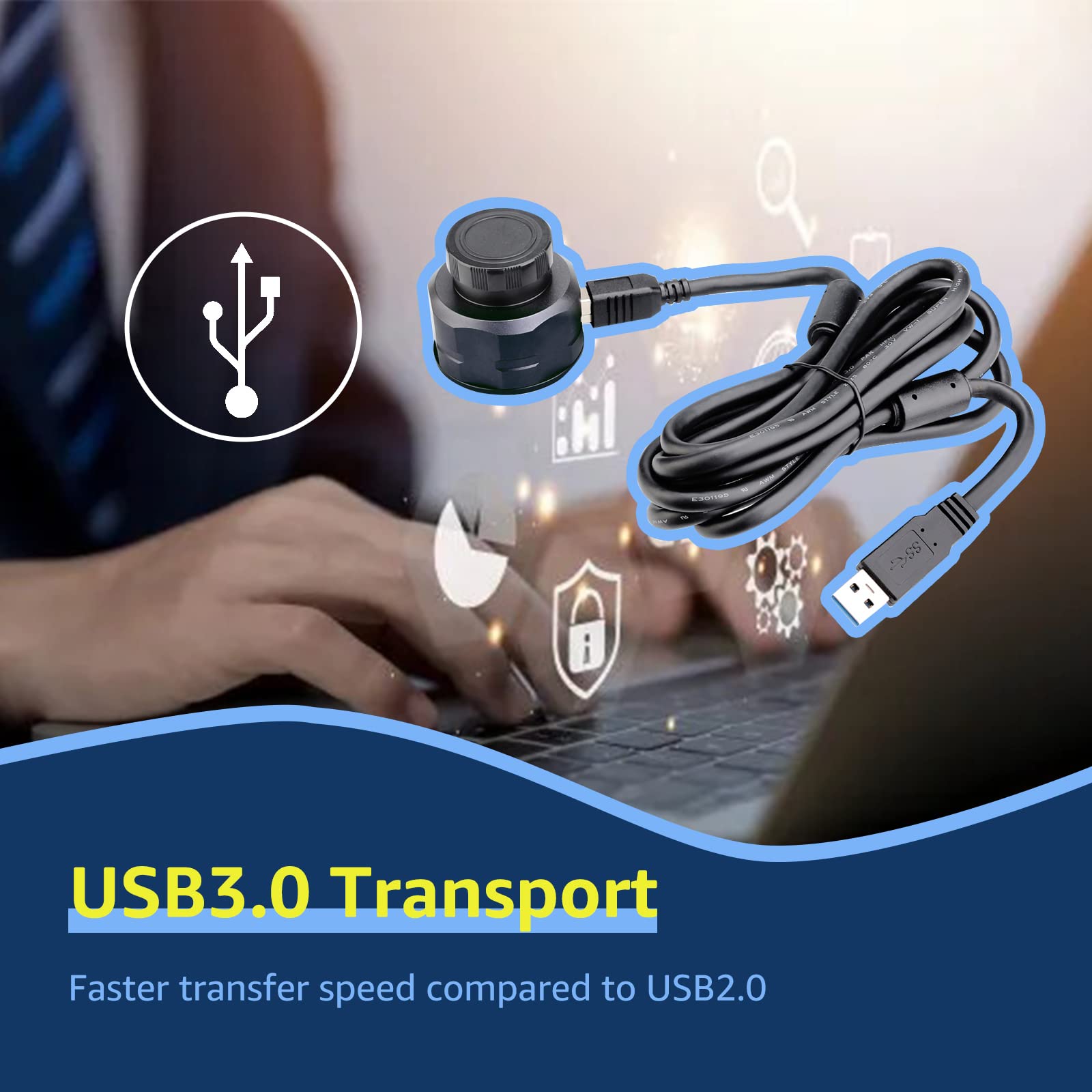 Svbony Sv205 Planetary Camera, 7.05Mp Usb3.0 Electronic Telescope Eyepiece, 1.25 Inches Telescope Camera, Suitable For Entry Lev