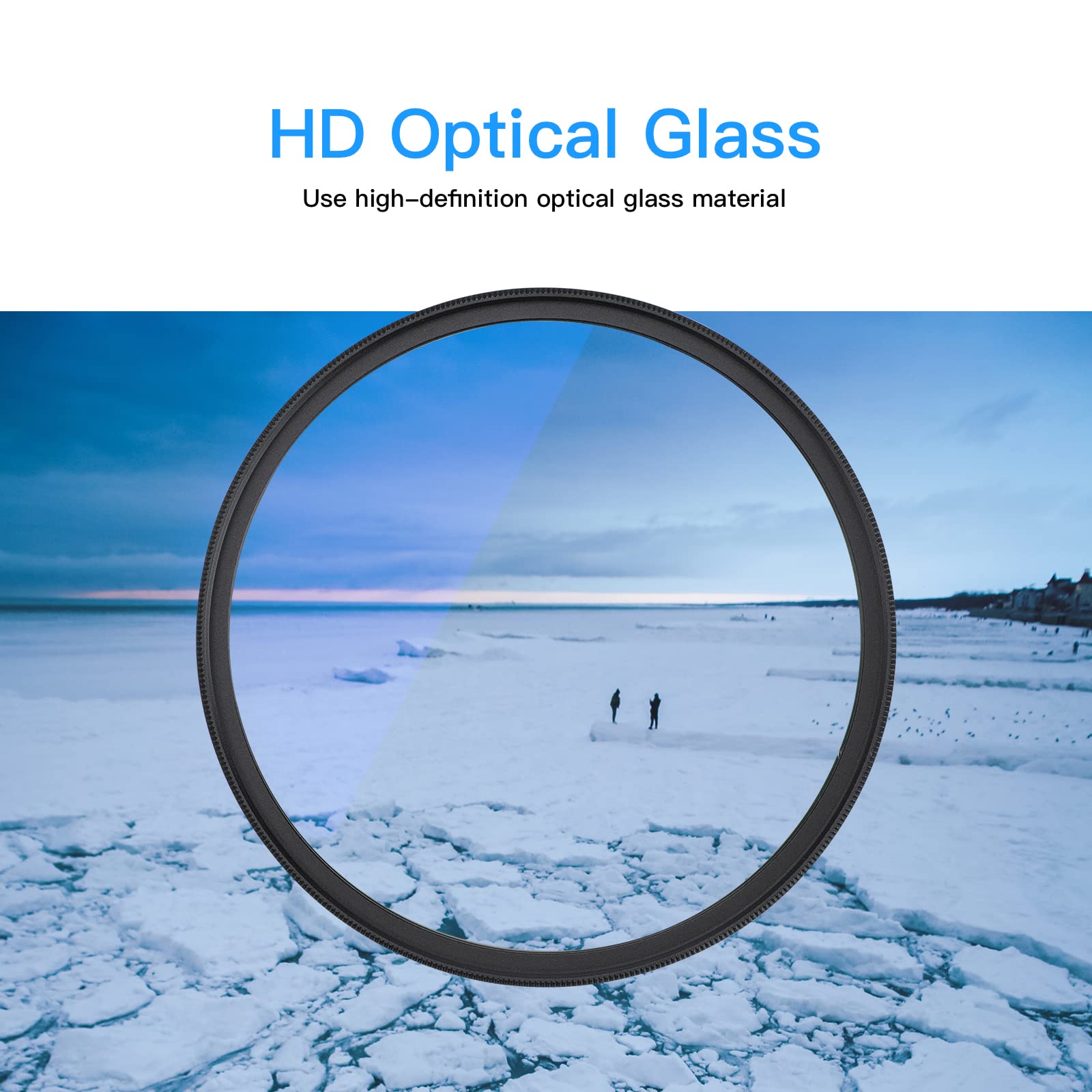 Newks 95Mm Mrc Uv Protection Filter Kit,Clear Uv Filters Slim Protector,16 Multi Layer Nano Coated/Ultra Thin/High Definition/Qu