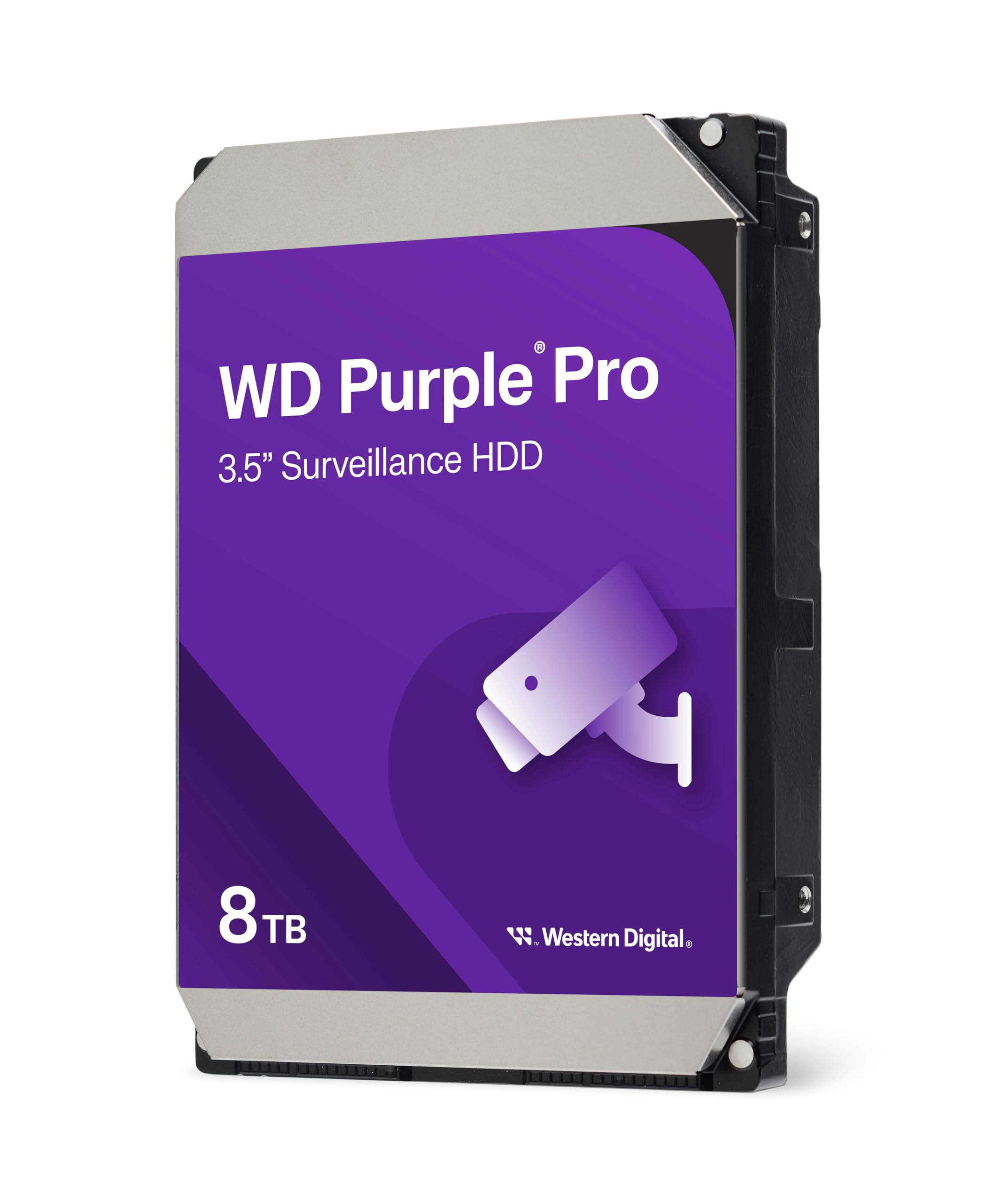 Western Digital 8Tb Wd Purple Pro Surveillance Internal Hard Drive Hdd   Sata 6 Gb/S, 256 Mb Cache, 3.5''   Wd8002Purp