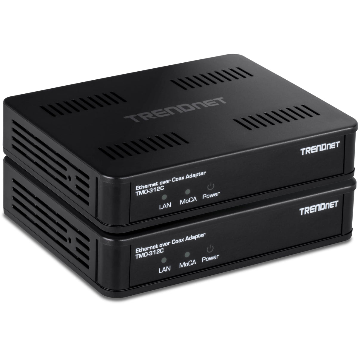 Trendnet Ethernet Over Coax Moca 25 Adapter (2 Pack), Tmo 312C2K, Backward Compatible With Moca 201110, Rj 45 Gigabit Lan Port,