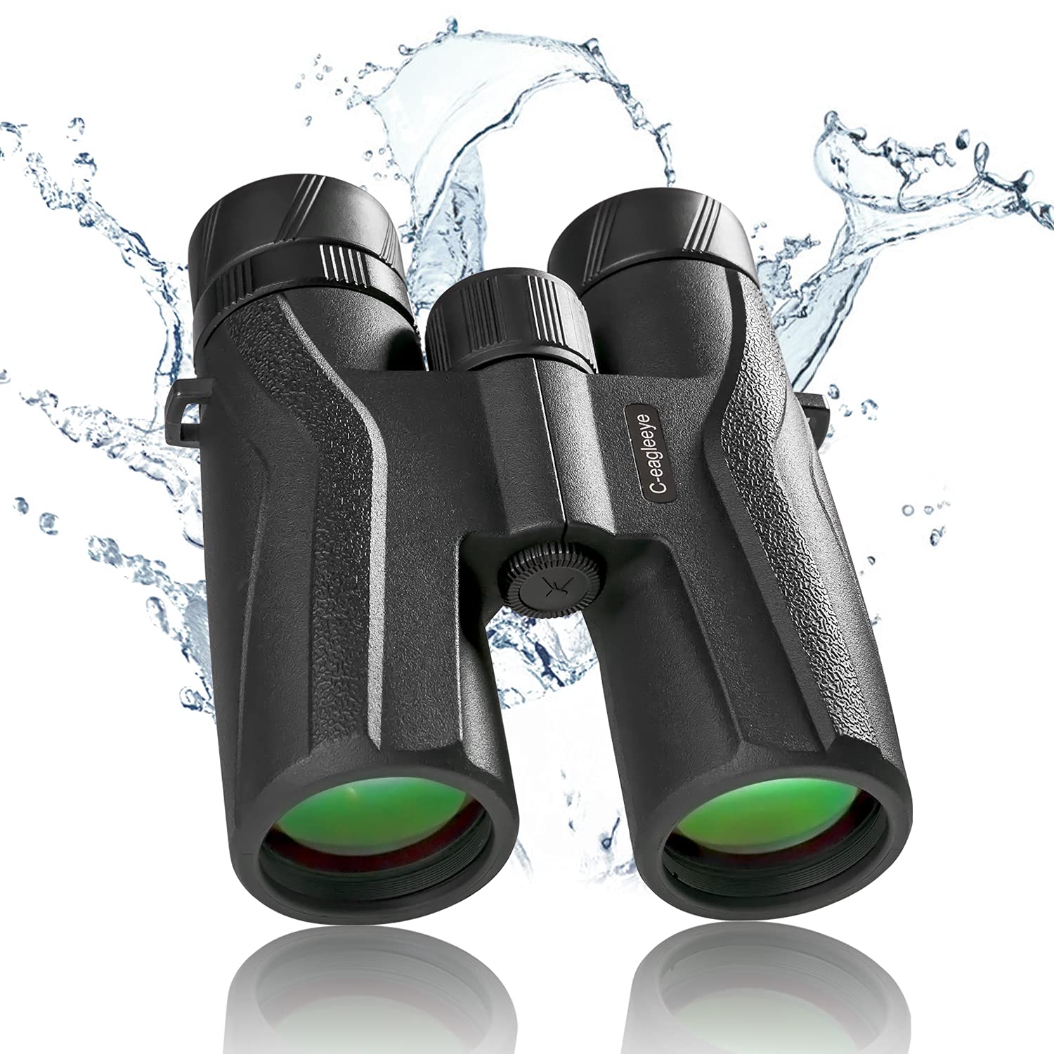 Ceagleeye10X42 Binoculars For Adults,Ipx7 Professional Waterproof And Anti Fog With 23Mm Large Eyepiece Bak4 Lens,Binoculars For