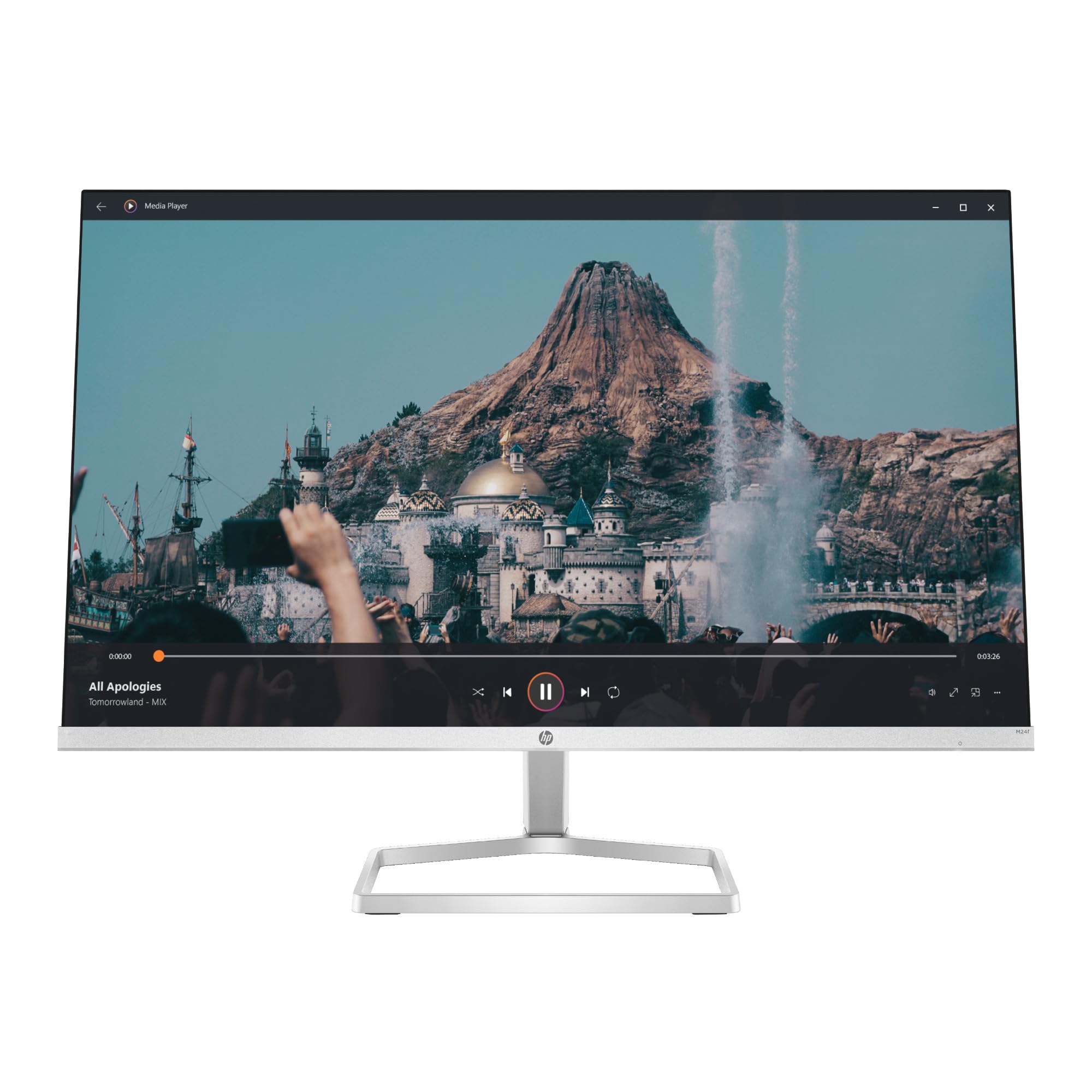 Hp Series 5 524Sf Monitor 94C17Aa#Aba (Replaces M24F) 24'' Fhd Ips (1920X1080) Display, 1X Hdmi, 1X Vga, Flicker-Free, Ideal For