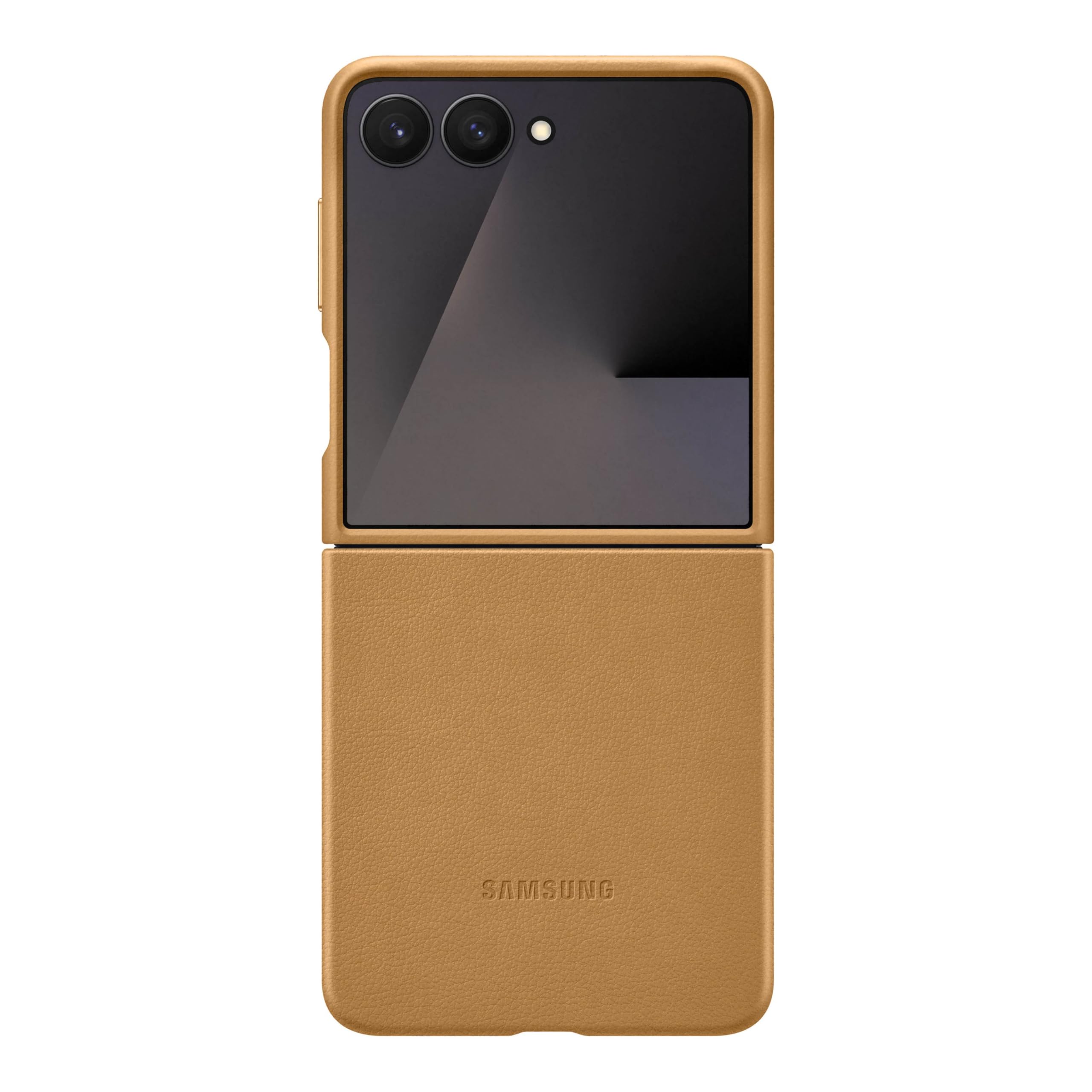 Samsung Galaxy Z Flip7 Kindsuit Phone Case, Textured Feel, Protective Cover, Soft Inner Lining, Us Version, Camel