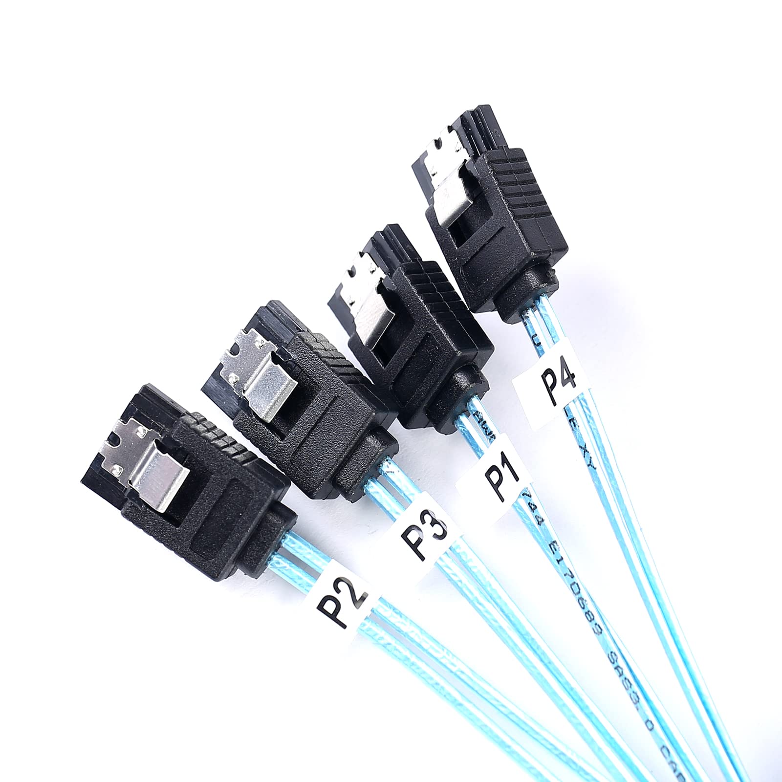 Adcaudx Mini Sas To Sata Cable: 1M Sff 8087 To Sata Mini Sas Breakout Cable Sff8087 To Sata Mini Sas To 4 Sata Sas To Sata Forwa