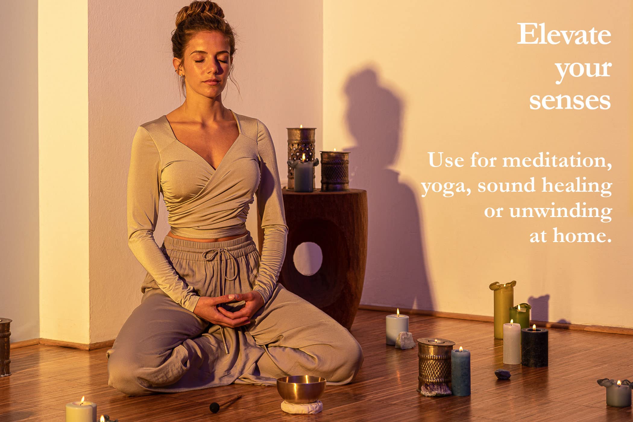 Bronze Singing Bowl With Felt Ring And Cover, Universal Series   Made In India   For Meditation, Yoga And Sound Healing Therapy,