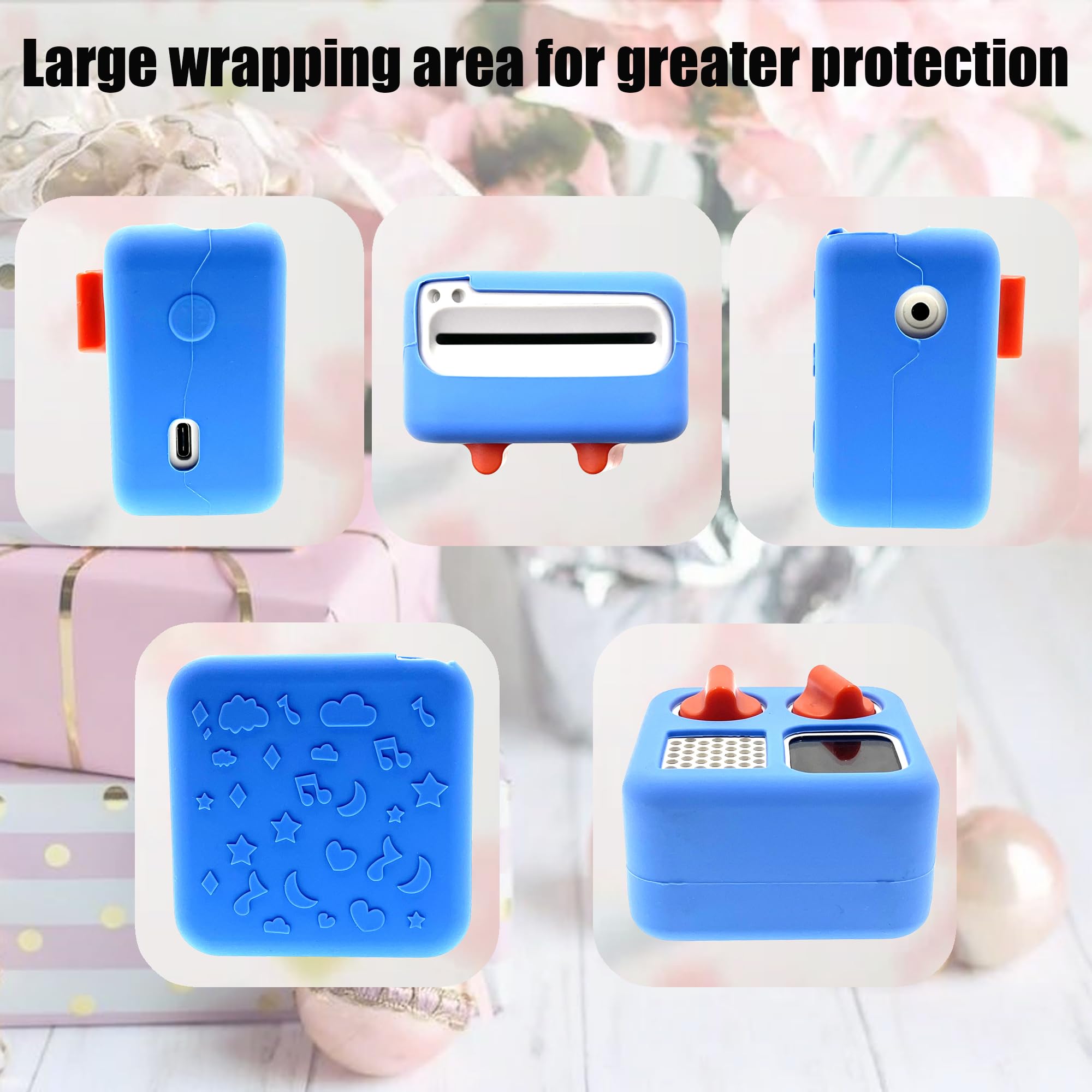 Leotube Silicone Shell Cover Case For Yoto Mini Player, Silicone Protective Sleeve Case Compatible With Mini Bluetooth Speaker (