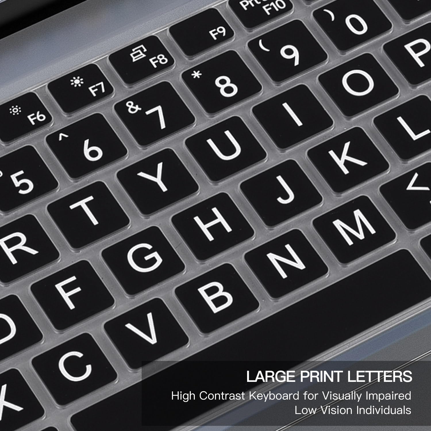 Large Print Keyboard Cover For Dell Latitude 14 3440 5450 5440 5420 5430 5431, Latitude 7410 7420 7430 7440 7450 14'', Latitude