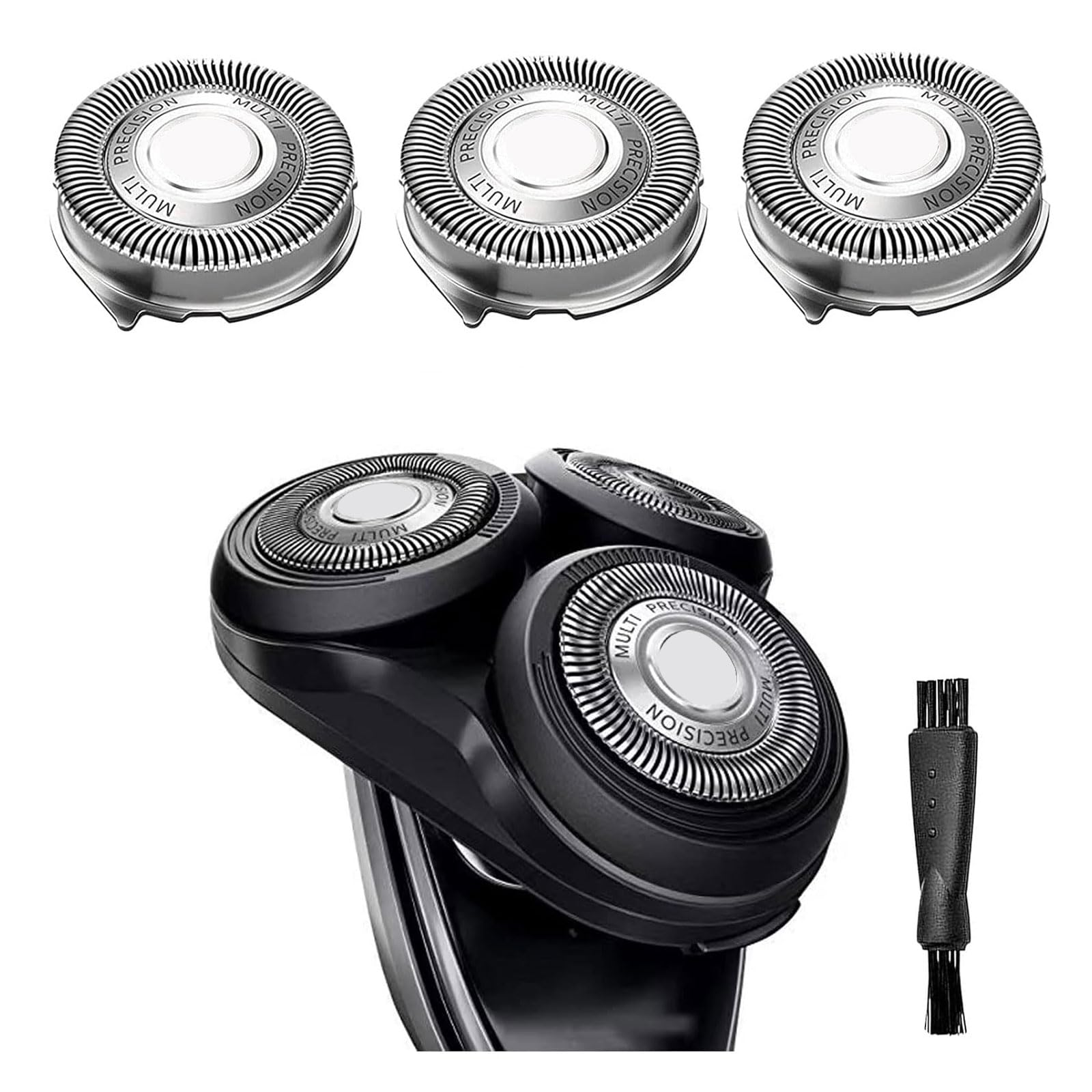 Sh50 Replacement Heads Fit For Philips Norelco Series 5000 Electric Shaver, Razor Blades Phillips (S5Xxx), Aquatouch Powertouch