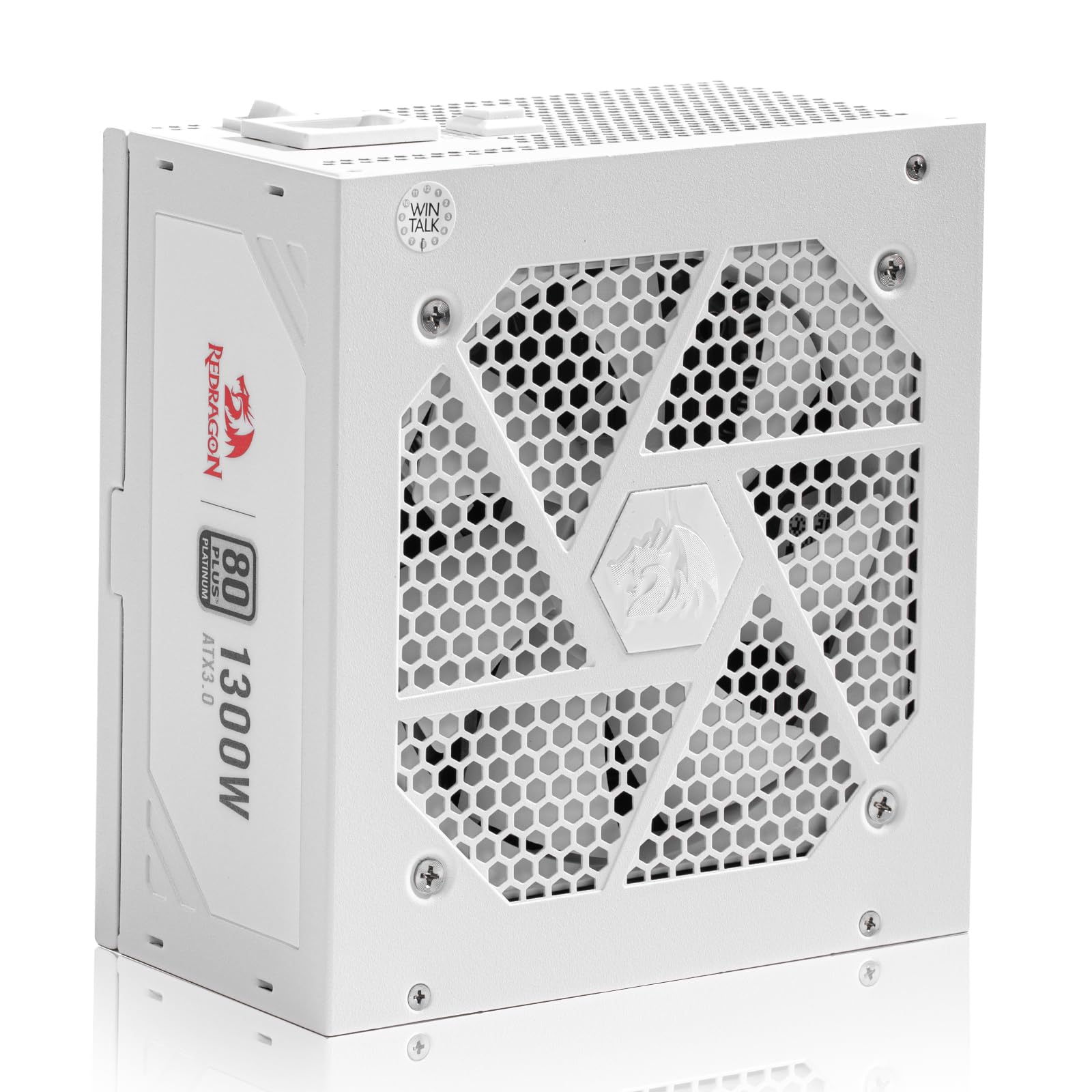 Redragon Psu018 80+ Platinum 1300 Watt Atx 3.0 & Pcie 5.0 Fully Modular Gaming Power Supply, 80 Plus Certified, 100% Japanese Ca