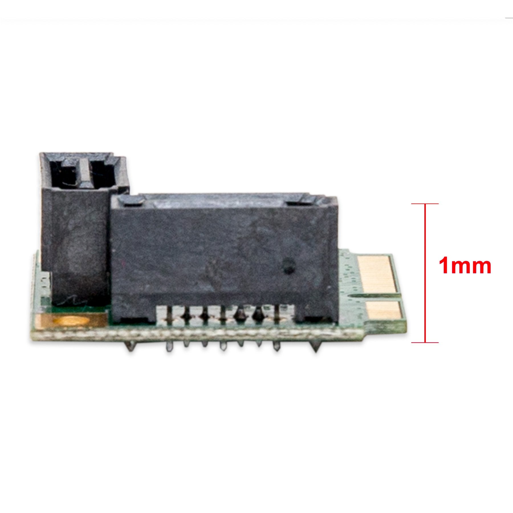 Mini Pcie To Sata Iii 2 Ports Raid Adapter Card Asmedia 1061R For Ipfs Mining And Adding Sata 3.0 Devices