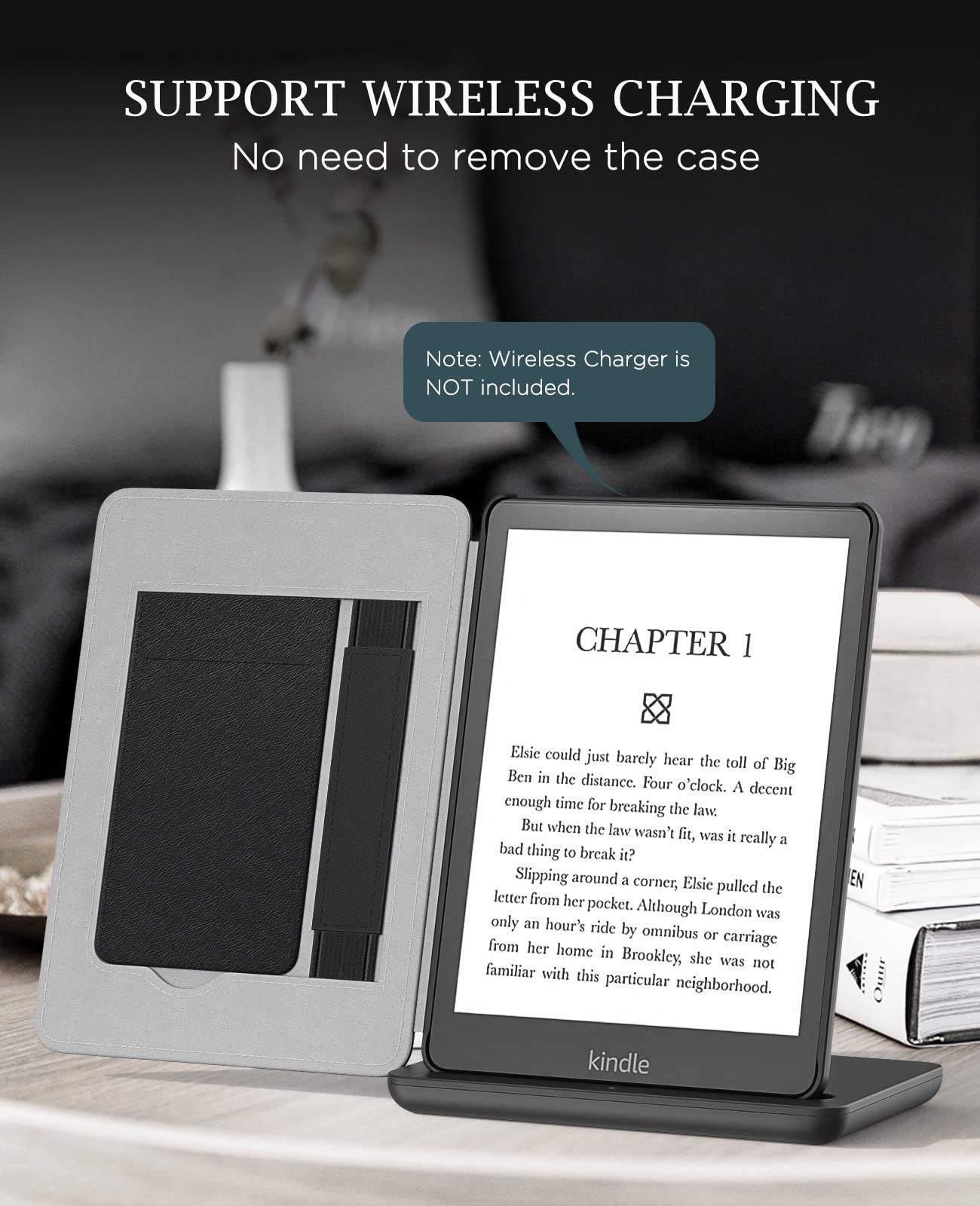MoKo Case for 7'/6.8' Kindle Paperwhite(12th/11th Generation 2024/2021) and Kindle Colorsoft Signature Edition, Slim PU Shell Cover Case with Auto Wake/Sleep for Kindle Paperwhite 2024, Persian Pink