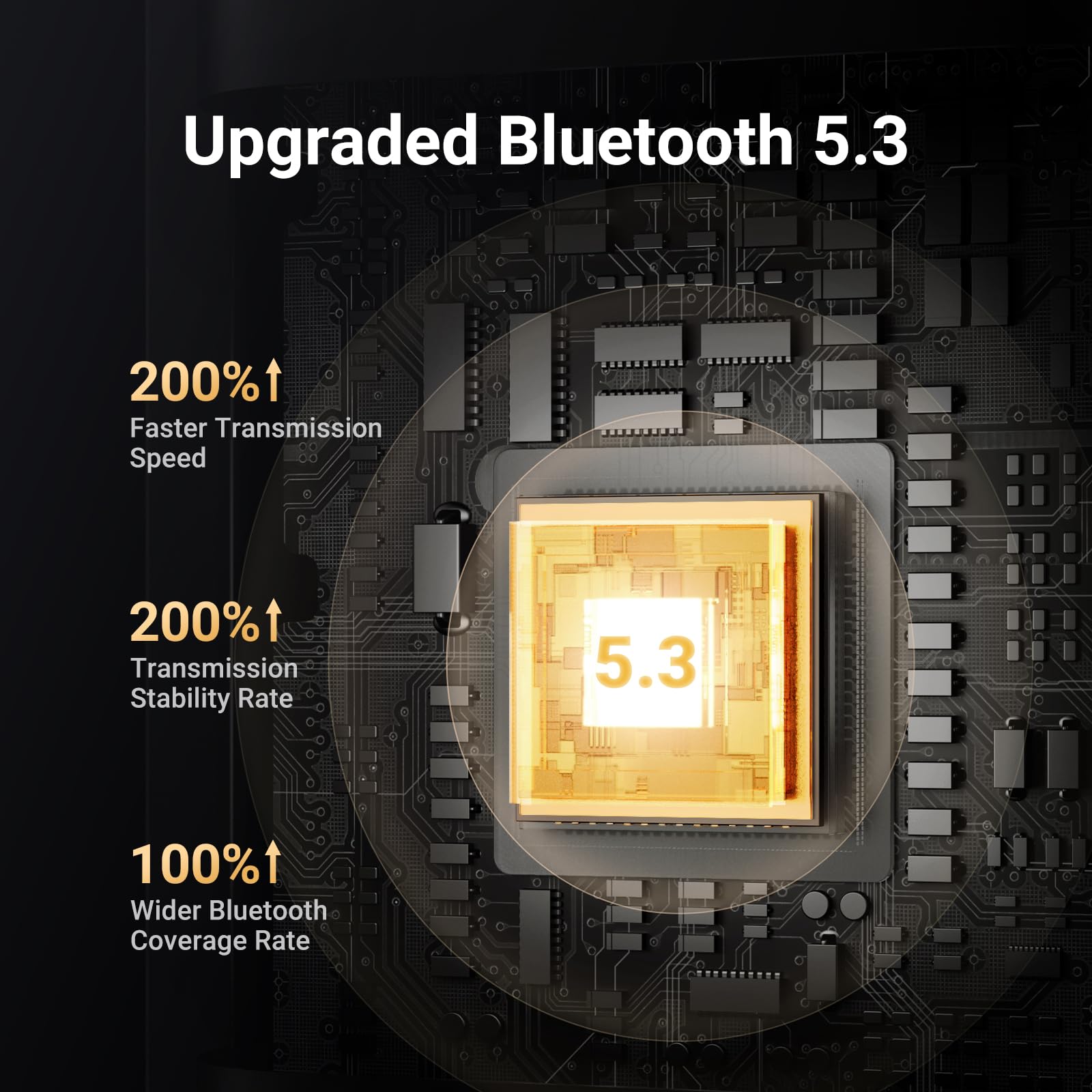 Ugreen Aux To Bluetooth 5.3 Adapter 3.5Mm Bluetooth Receiver For Car Usb 2.0 To 3.5Mm Jack Kit With Built In Microphone Aux Inpu