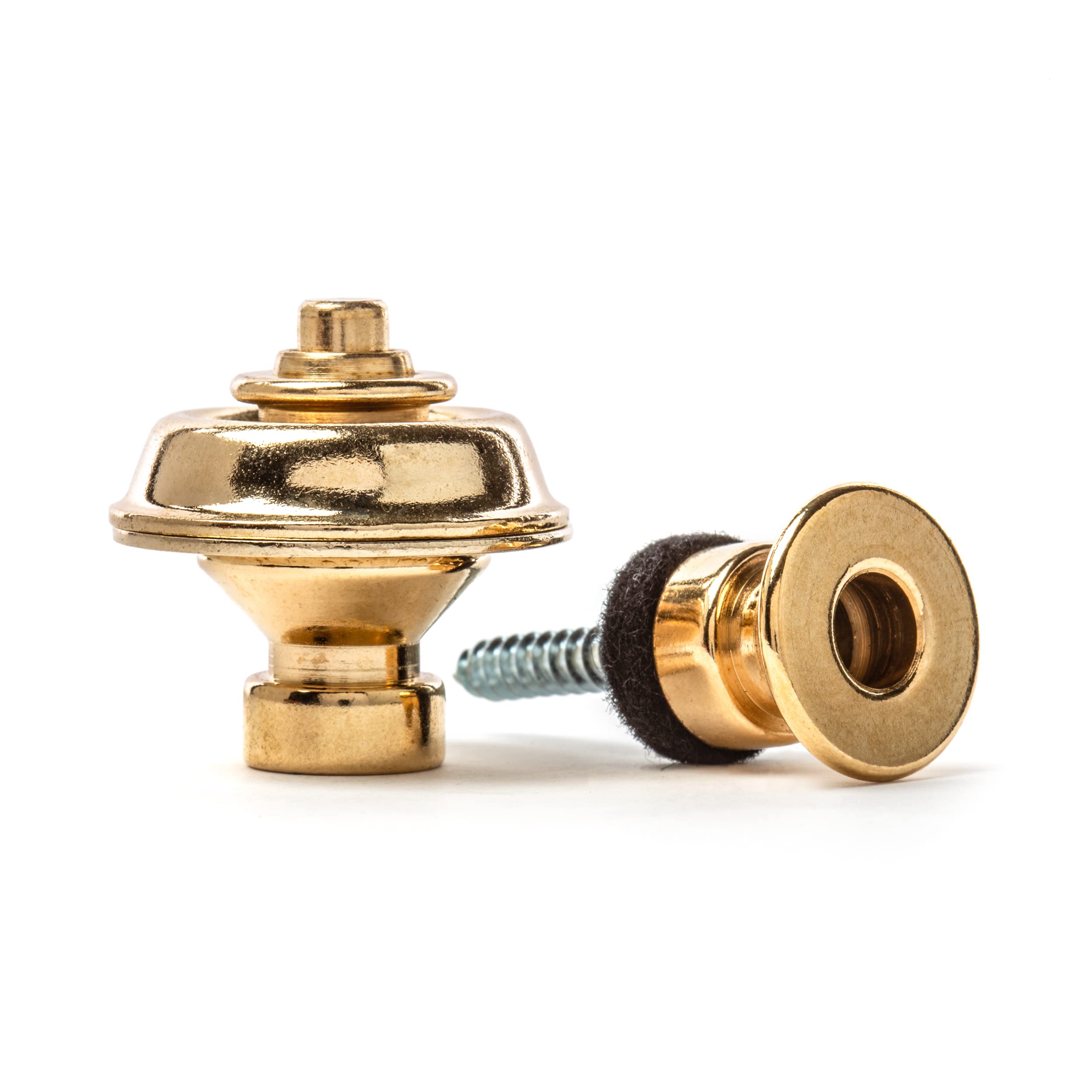 Dunlop Sls1504G Straplok Traditional Strap Retainer System, Gold