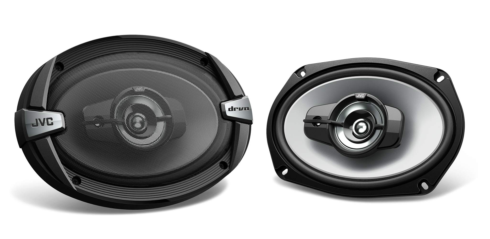 JVC CS-DR693 DRVN Car Speakers - 500 Watts of Power Per Pair, 250 Watts Each, 6 x 9 inch, Full Range, 3 Way, Built tough, Sold i