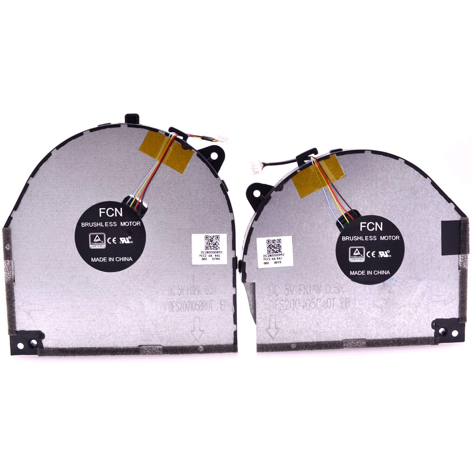 Deal4Go Cpu & Gpu Graphics Cooling Fan 5F10R40214 Replacement For Lenovo Legion Y7000 Y7000P Y530-15 2018 (Gtx 1060 1050)