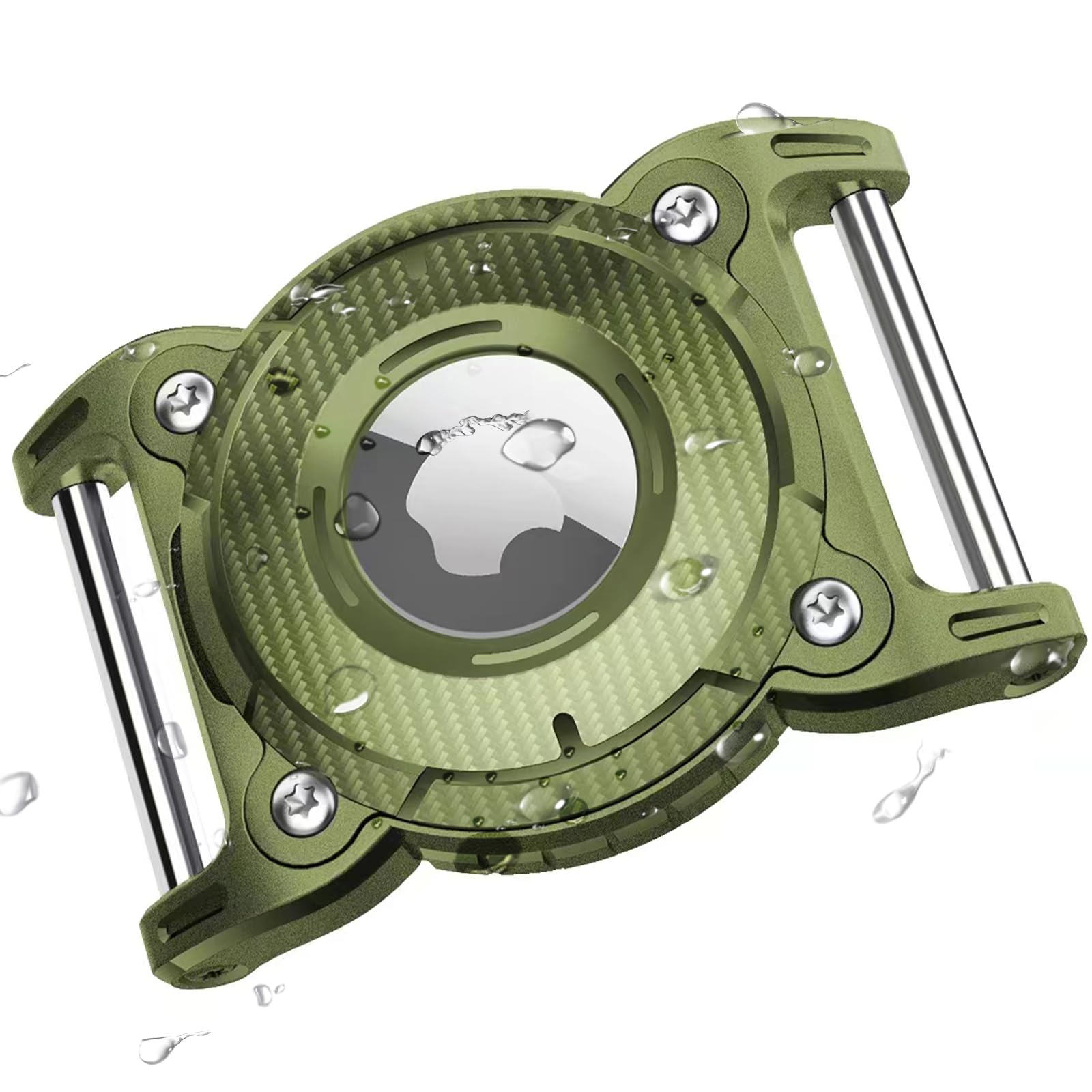 Oneonta Airtag Dog Collar Holder | Airtag Dog Waterproof   Airtag Holder For Dog Collar With Removable Metal Loop, Sturdy Tpu, L