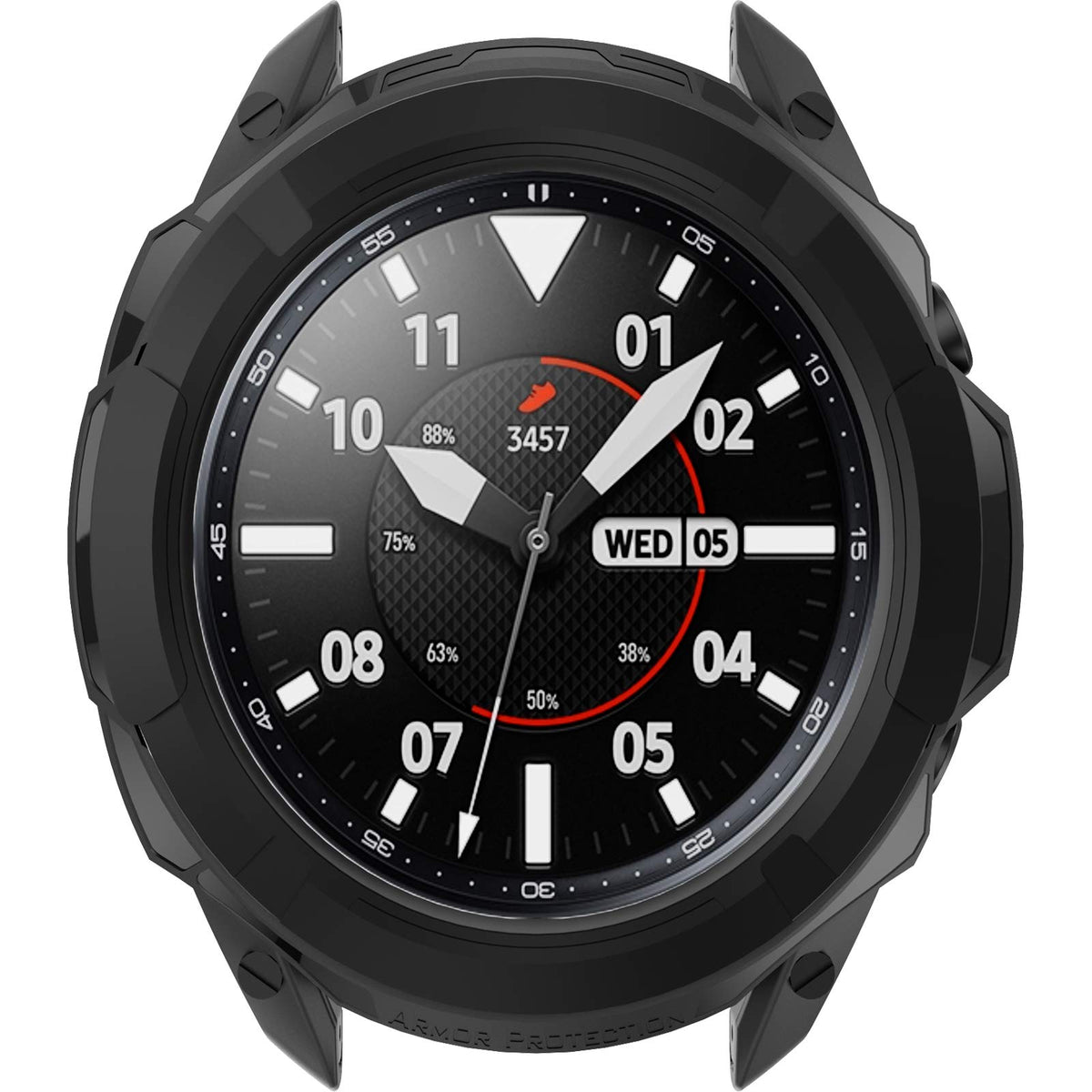 Tencloud Bezel Case Compatible With Samsung Galaxy Watch 3 Case 41Mm 45Mm Smart Watch Rotatable Bezel Inserted Cover Protector F