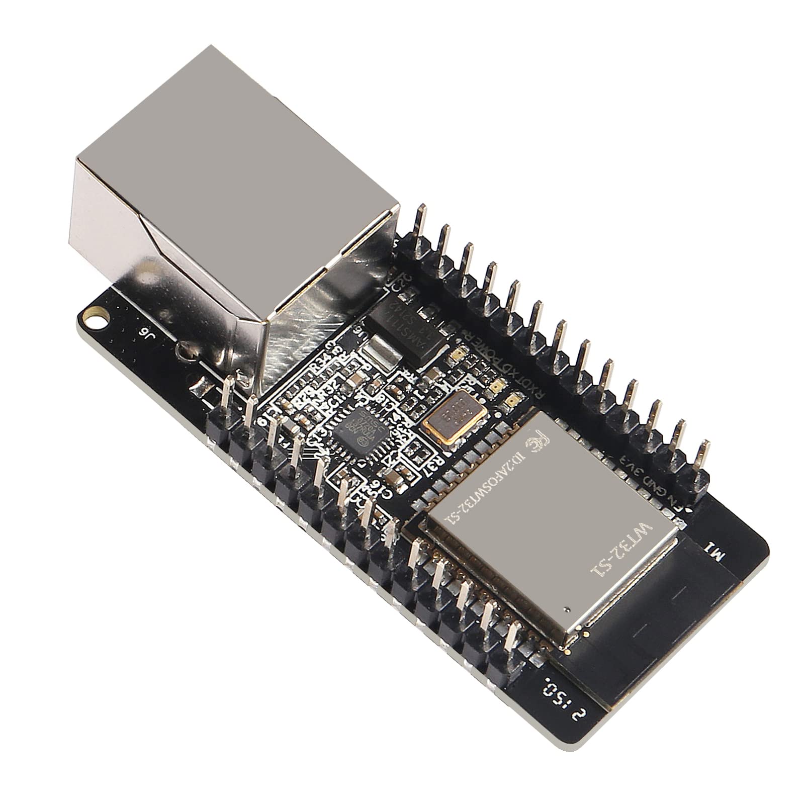Dweii Wt32 Eth01 Esp32 Module Ethernet Wifi Bluetooth Development Board Wt32 Eth01 Embedded Serial Port To Ethernet Converter Se