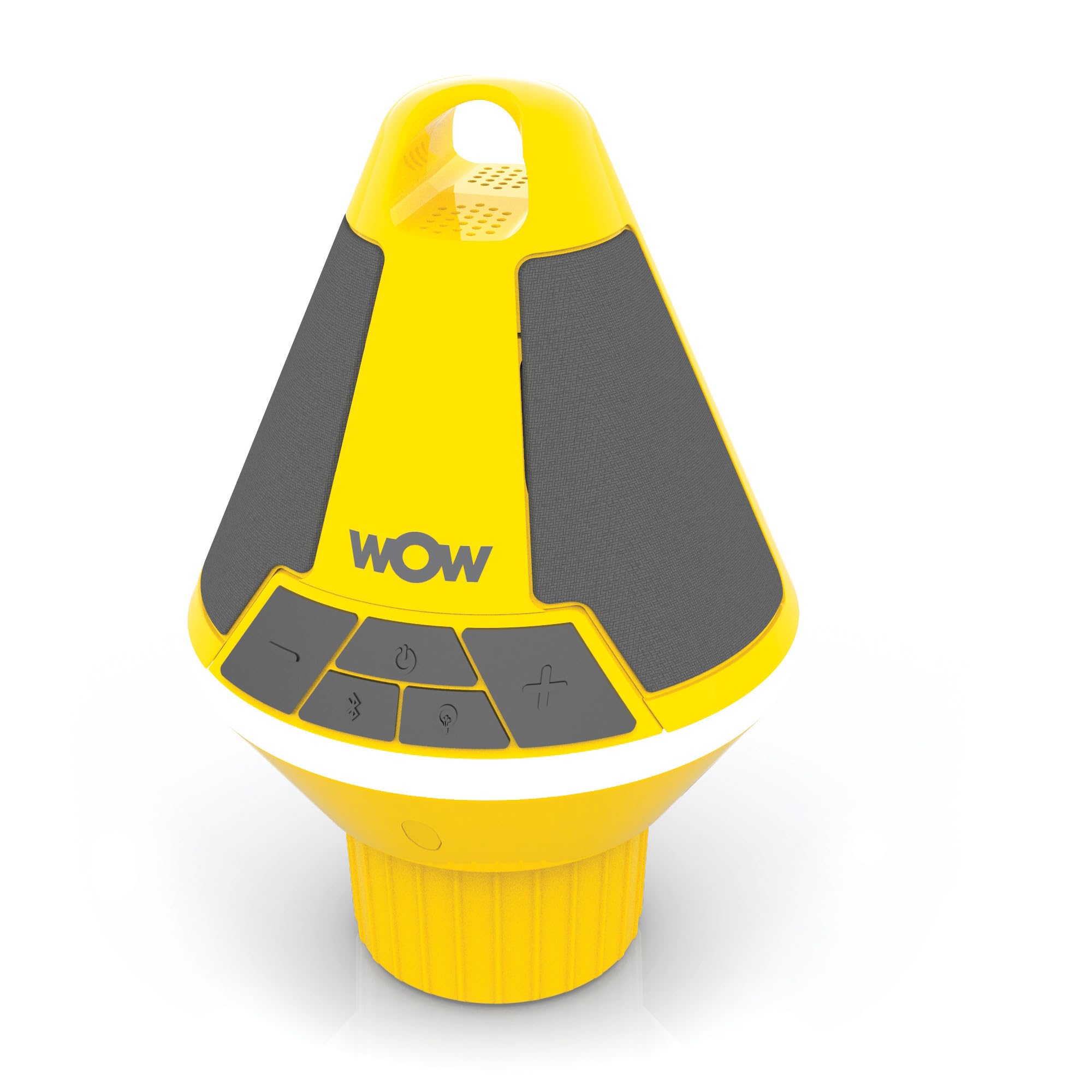 Wow World Of Watersports Sound Buoy Bluetooth Speaker, Yellow Bluetooth Speaker With Led Lights And Cup Holder, 19 9000