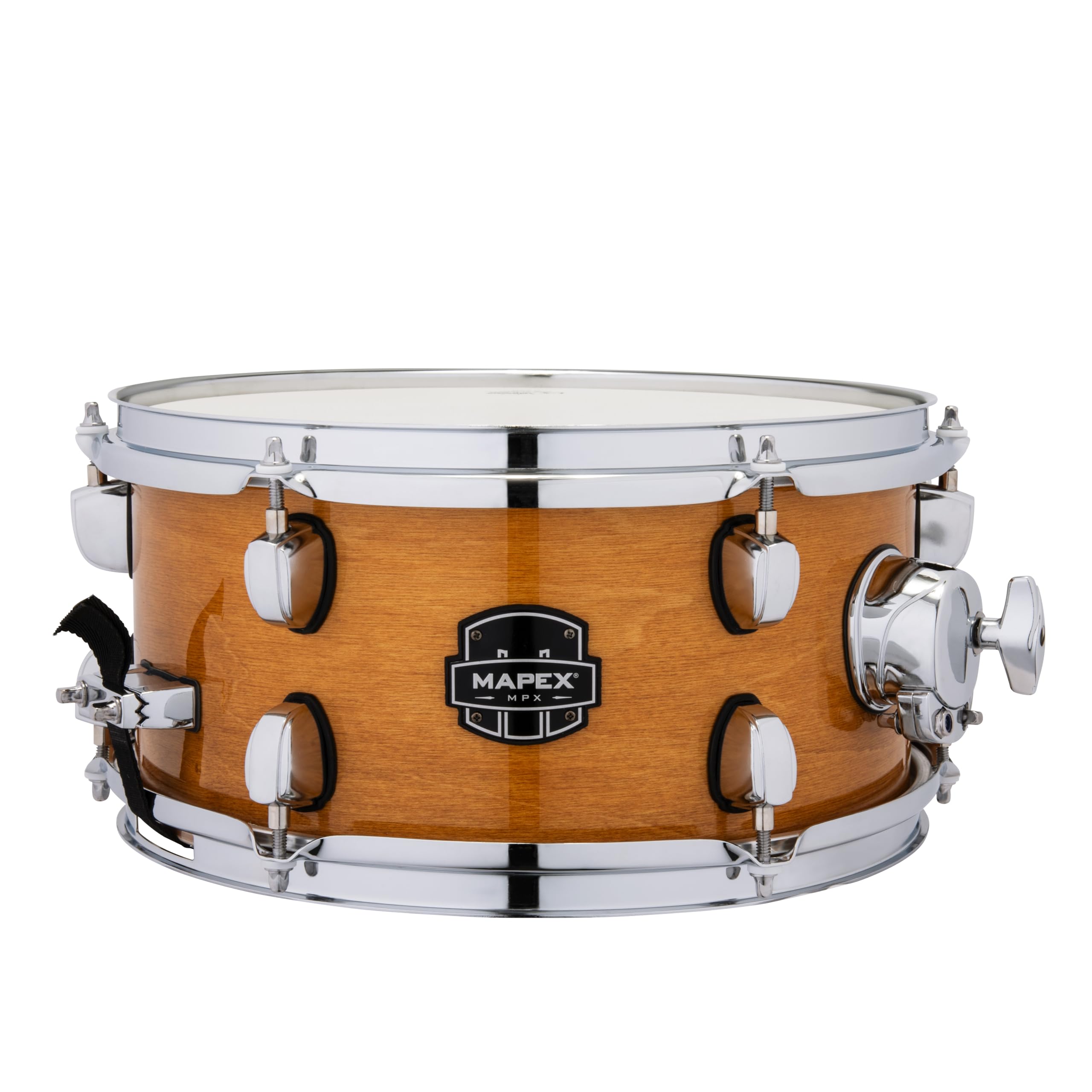 Mapex Mpx Maple/Poplar Snare Drum  6 X 12Inch  Natural With Chrome Hardware