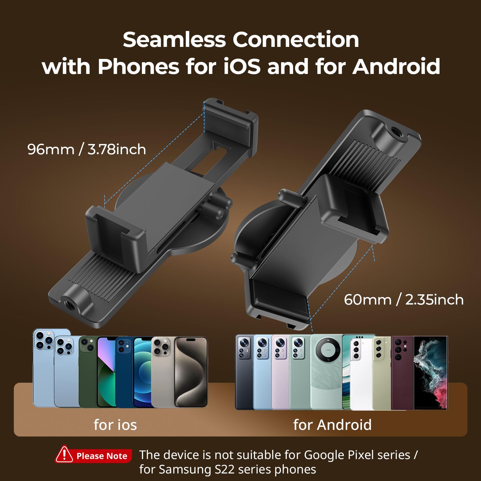 Smallrig Phone Vlog Selfie Monitor Screen For Iphone For Huawei For S24/S25, W/Magnetic Phone Holder Clip Mount & Wireless Remot