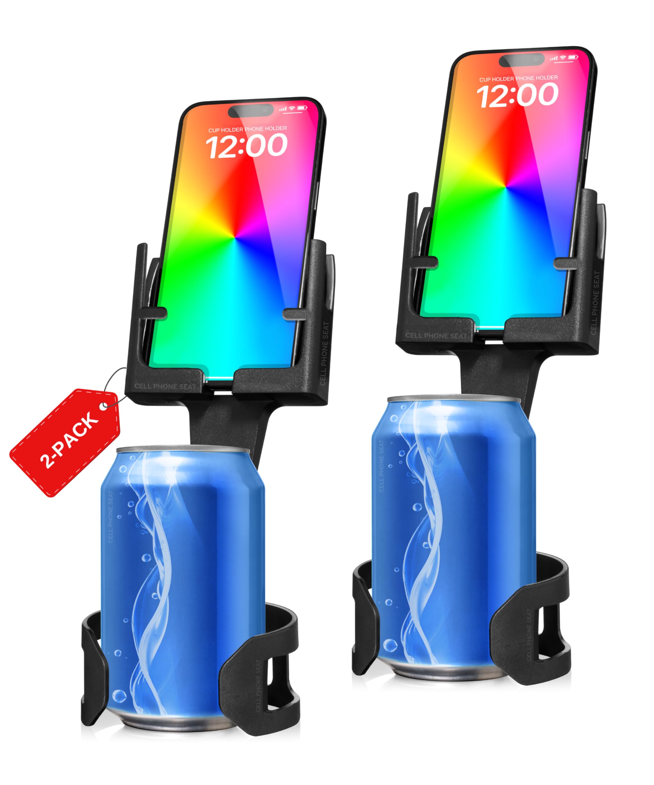 Cup Holder Phone Holder Mount For Car, Car Phone Cupholder For Cars Or Trucks, Made In Usa, Fits All Phones, Fits Cases & Access