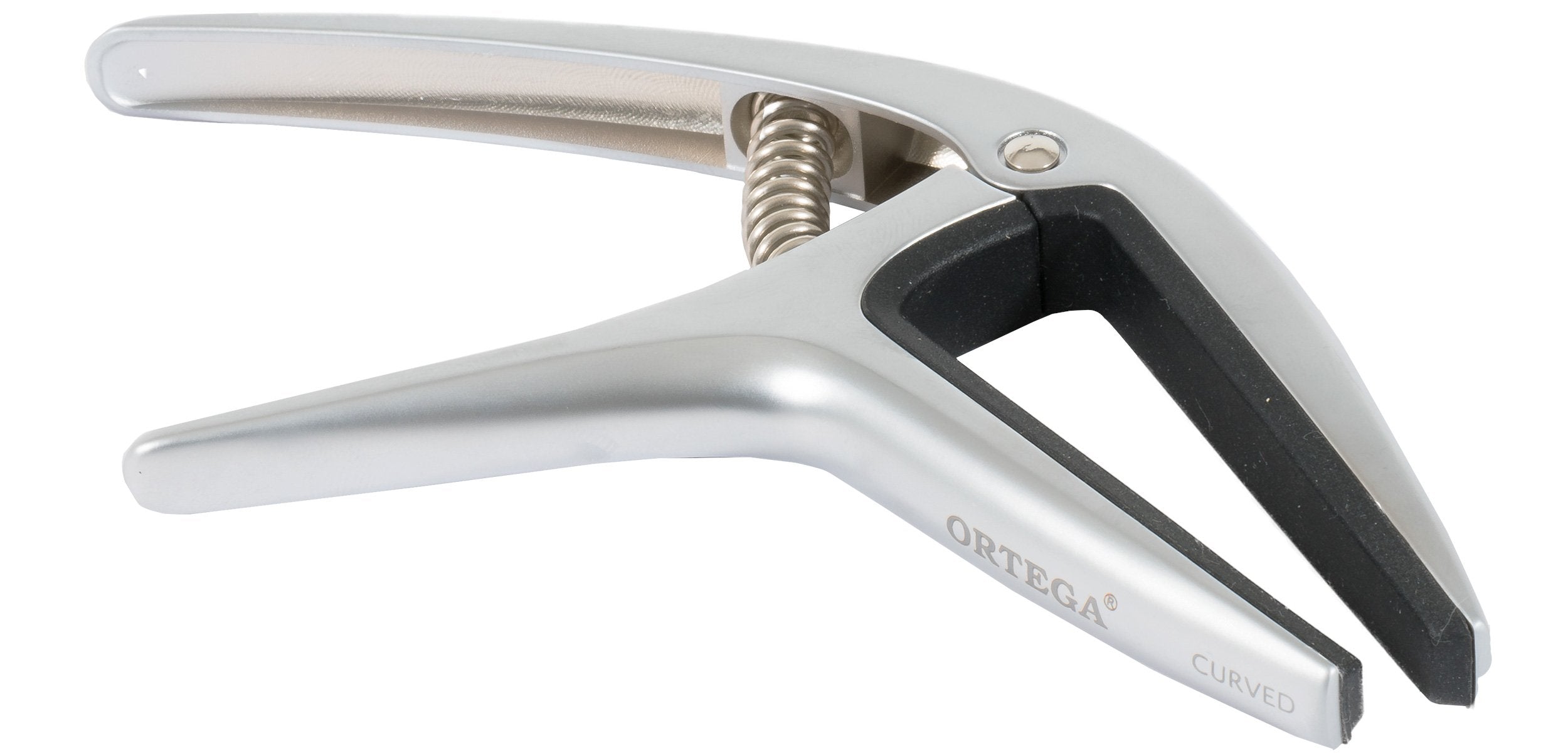 Ortega Guitars Twin Capo Quick Change Clamp Guitars W/Curved & Flat Fretboards (Twcapo Cr)