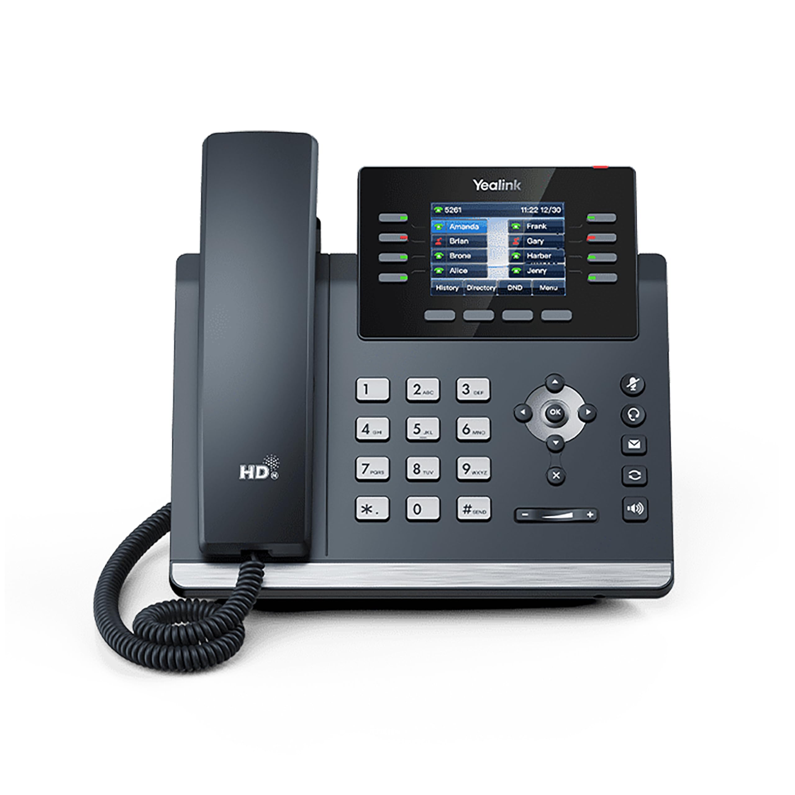 Ooma Provisioned Yealink T44W Wi-Fi IP Desk Phone. Works only with Ooma Office Cloud-Based VoIP Phone Service. Virtual Reception