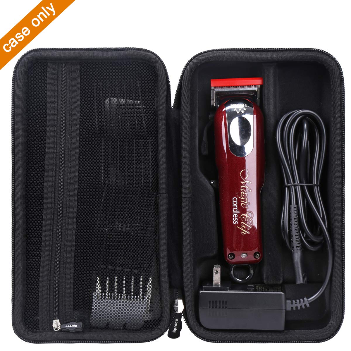 Aproca Hard Travel Storage Case Bag, For Wahl Professional 5 Star #8148 / #8504 / #8545 / #8509 / #8451 Cord/Cordless Magic Clip