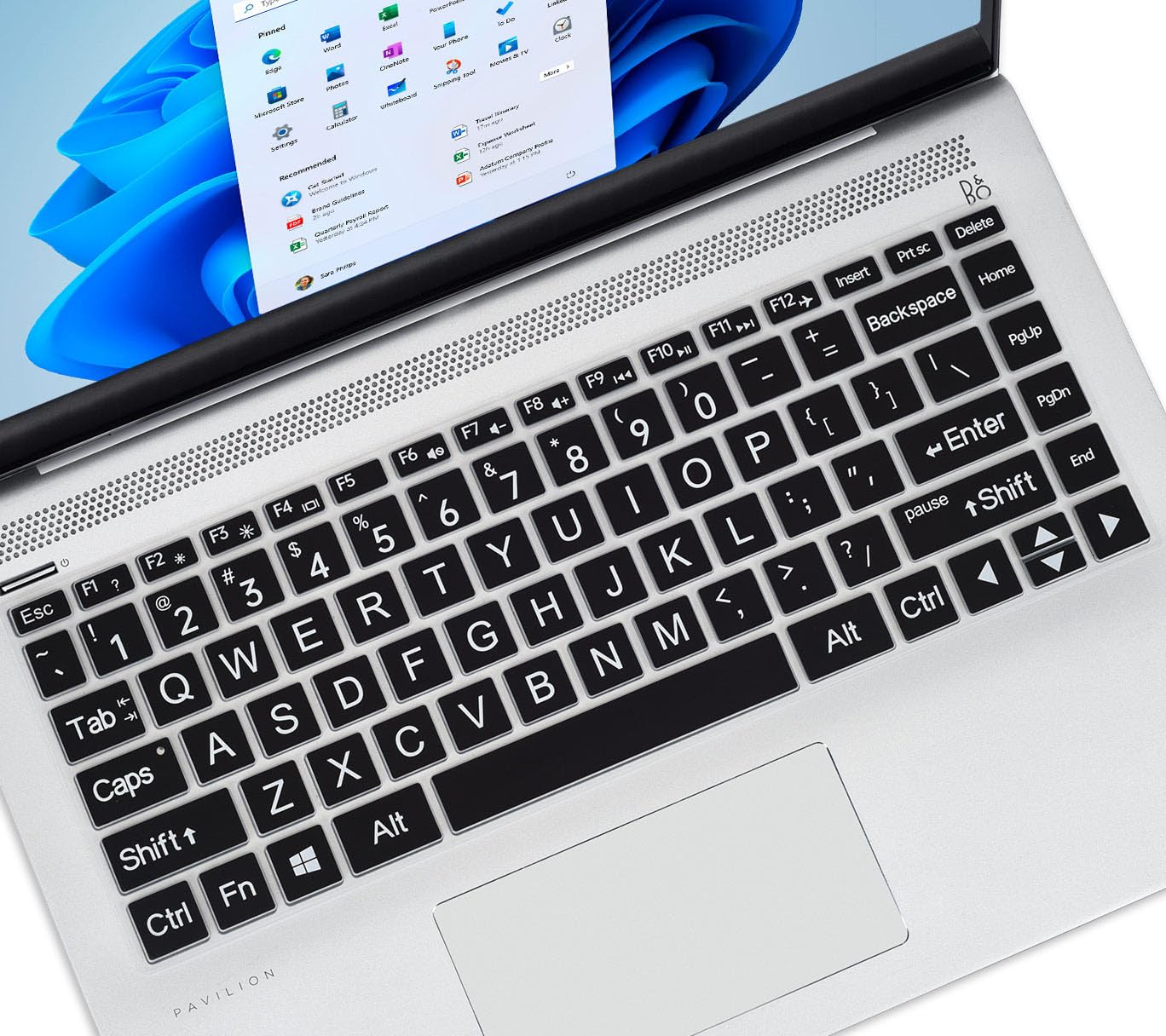 Keyboard Cover Skin For 14 Inch Hp Pavilion X360 14 14 Fq/Dq/Dk/Dh/Ds/Df/Cf/Cd/Ba/Bf/Bw Series 14 Dk1013Dx/Dk1003Dx/Dk0002Dx 14 